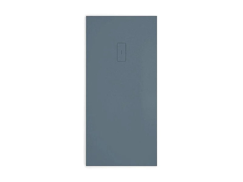 Piatto doccia ultrasottile 90 x 150 cm FUSENCE in resina finitura ardesia antracite