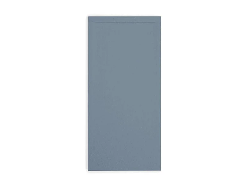 Piatto doccia ultrasottile 90 x 150 cm COSME in resina finitura ardesia antracite