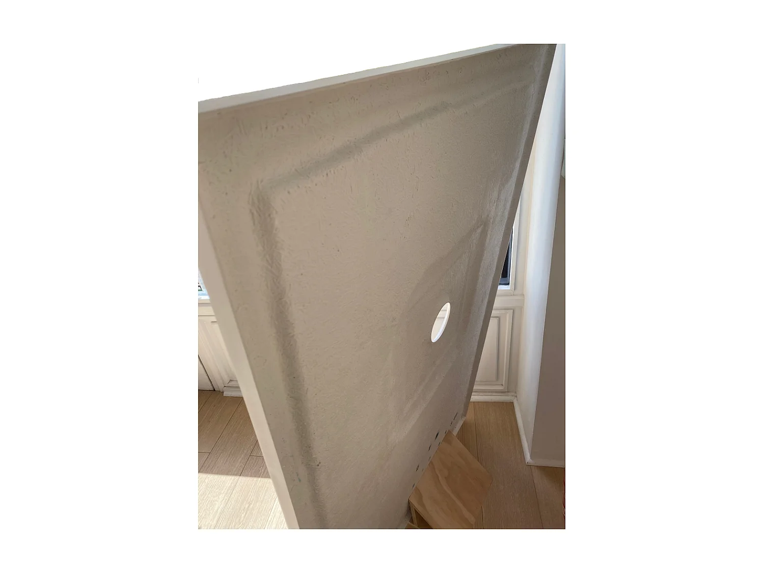 Receveur de douche 90 x 180 cm extra plat LOGIC surface ardoisée rectangulaire blanc