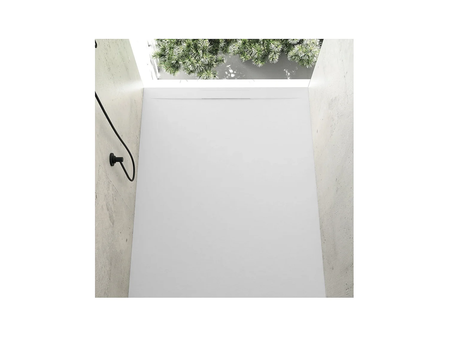 Plato de ducha resina COVER BLANCO  80x140cm
