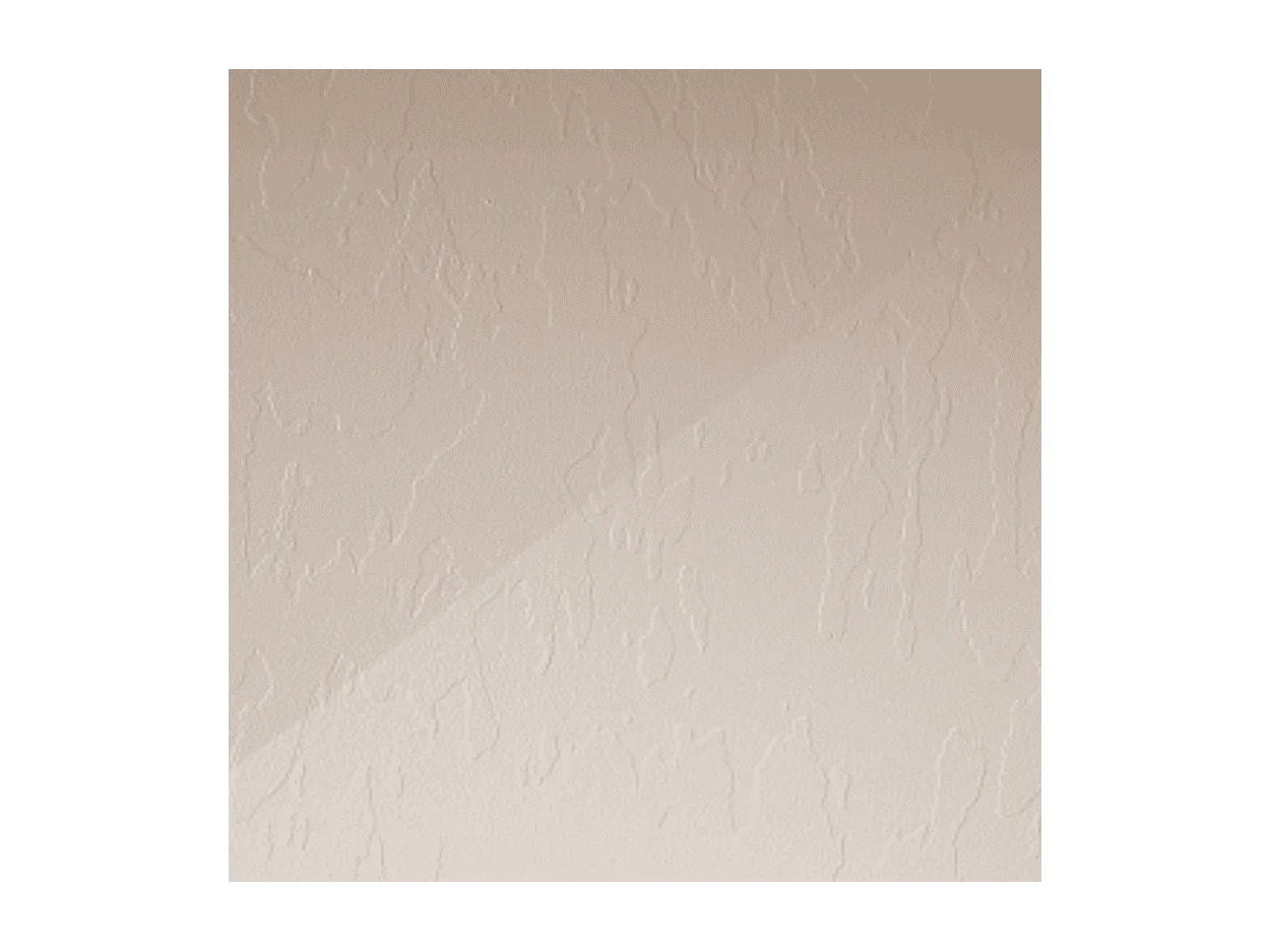 Mineralguss-Duschwanne extra flach ONDA Schieferoptik SAND 100x200 cm  Auslaufschutz in Farbe