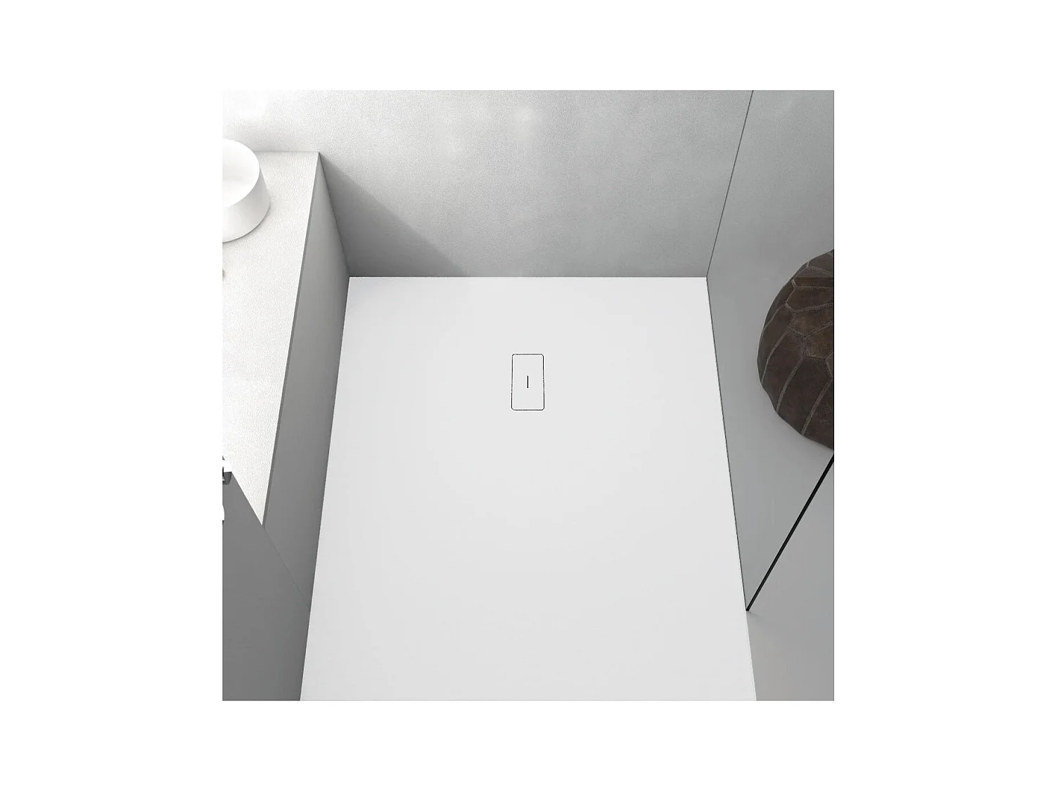 Plato de ducha resina FUSION BLANCO  90x200cm