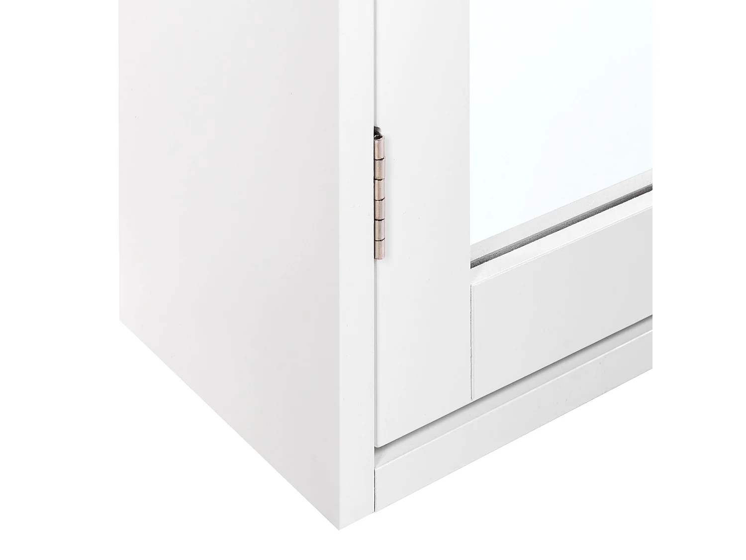 Bathroom Wall Mounted Mirror Cabinet ALAMOS 65 cm 60 cm White