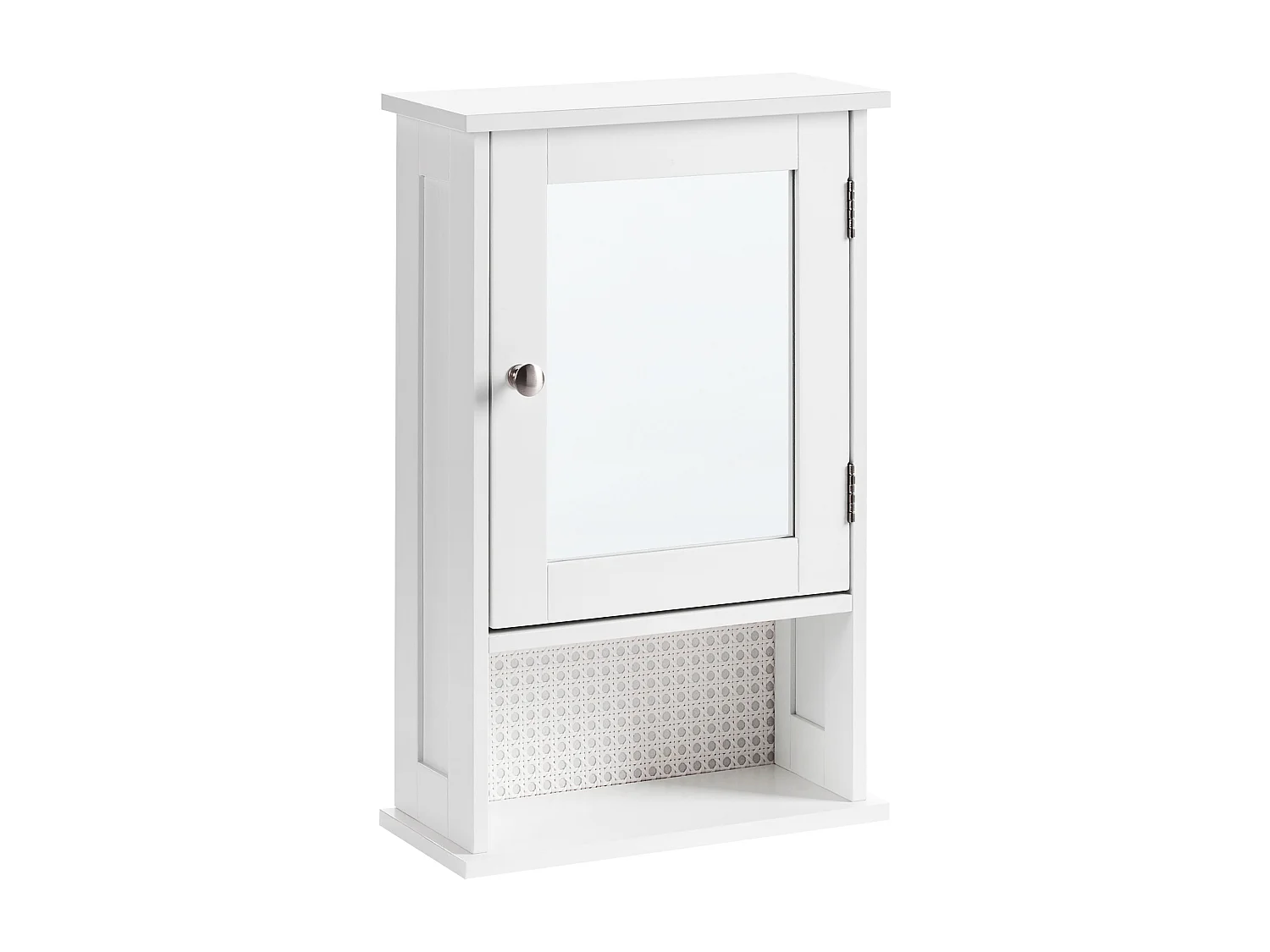 Armadio a muro per specchio da bagno HUILA 34 cm 53 cm Bianco