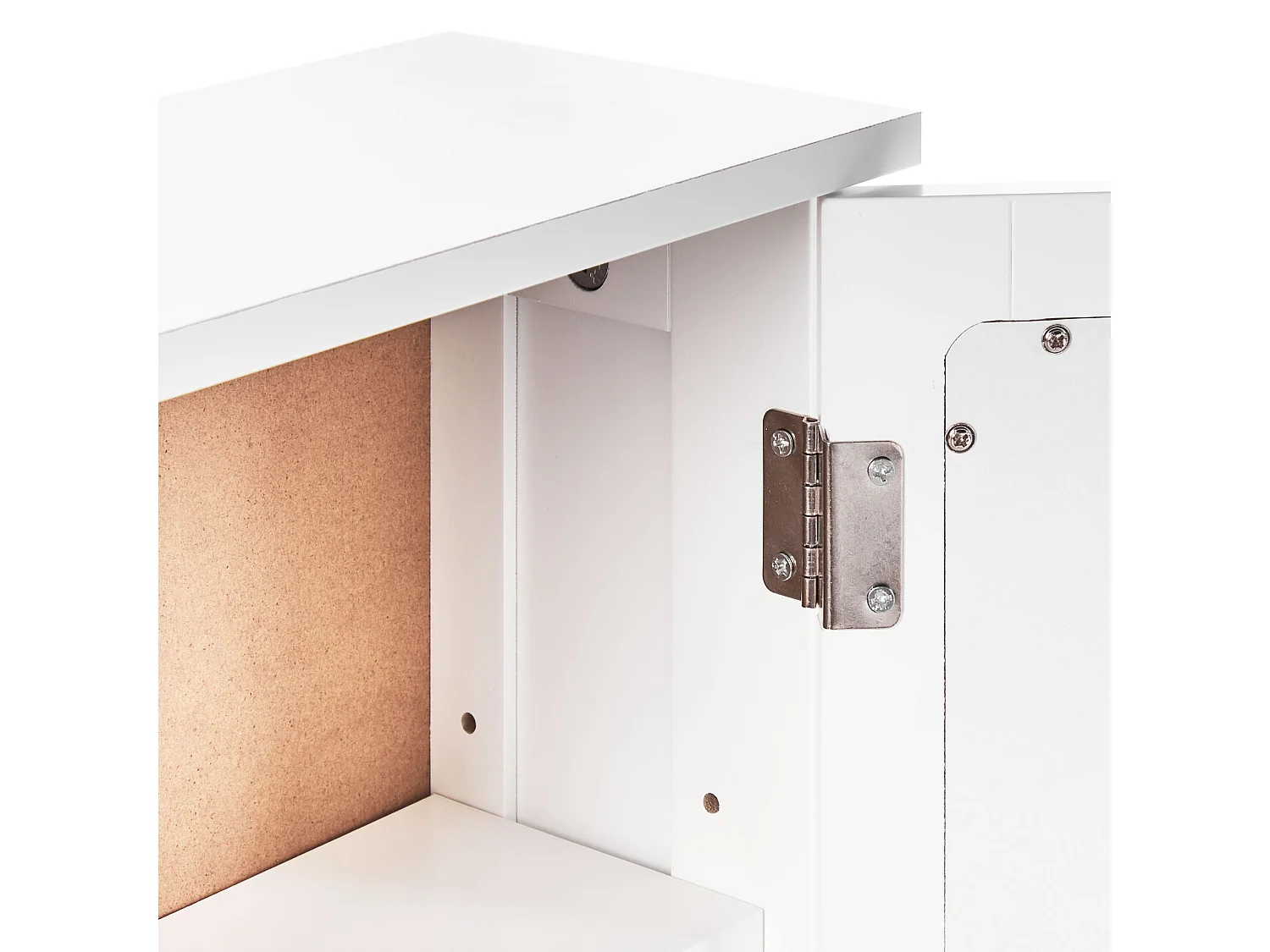 Armadio a muro per specchio da bagno HUILA 34 cm 53 cm Bianco