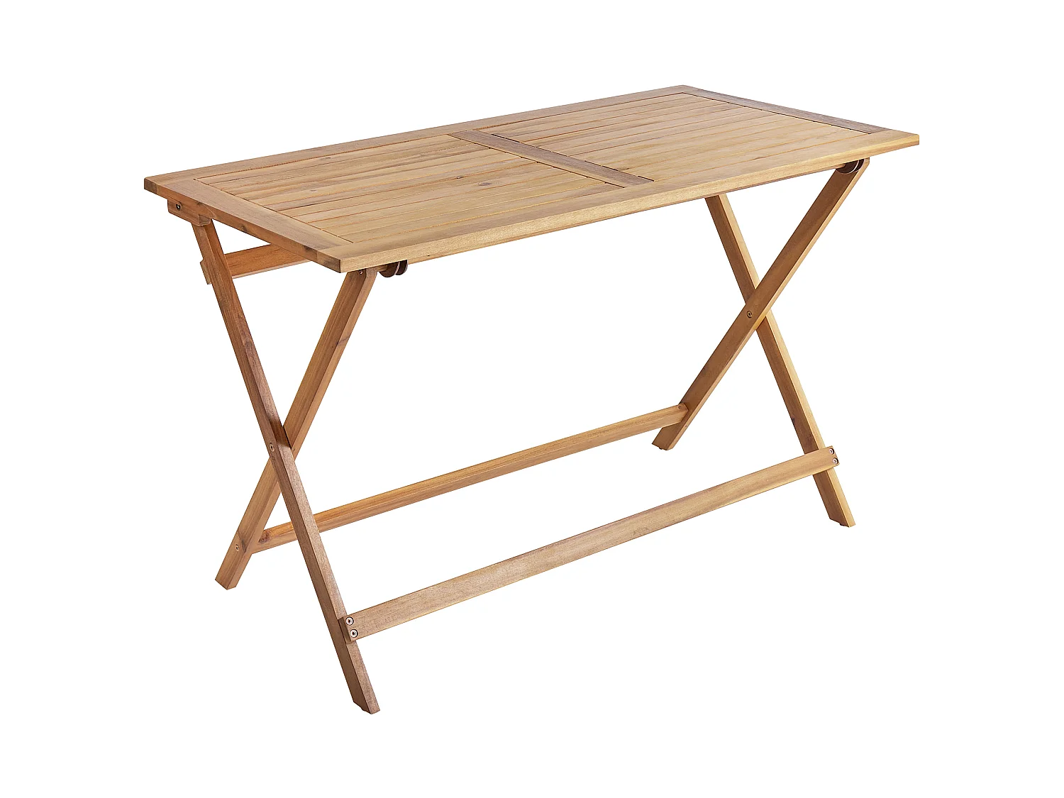 Salle à manger de jardin 4 places PROSSEDI Acacia Beige