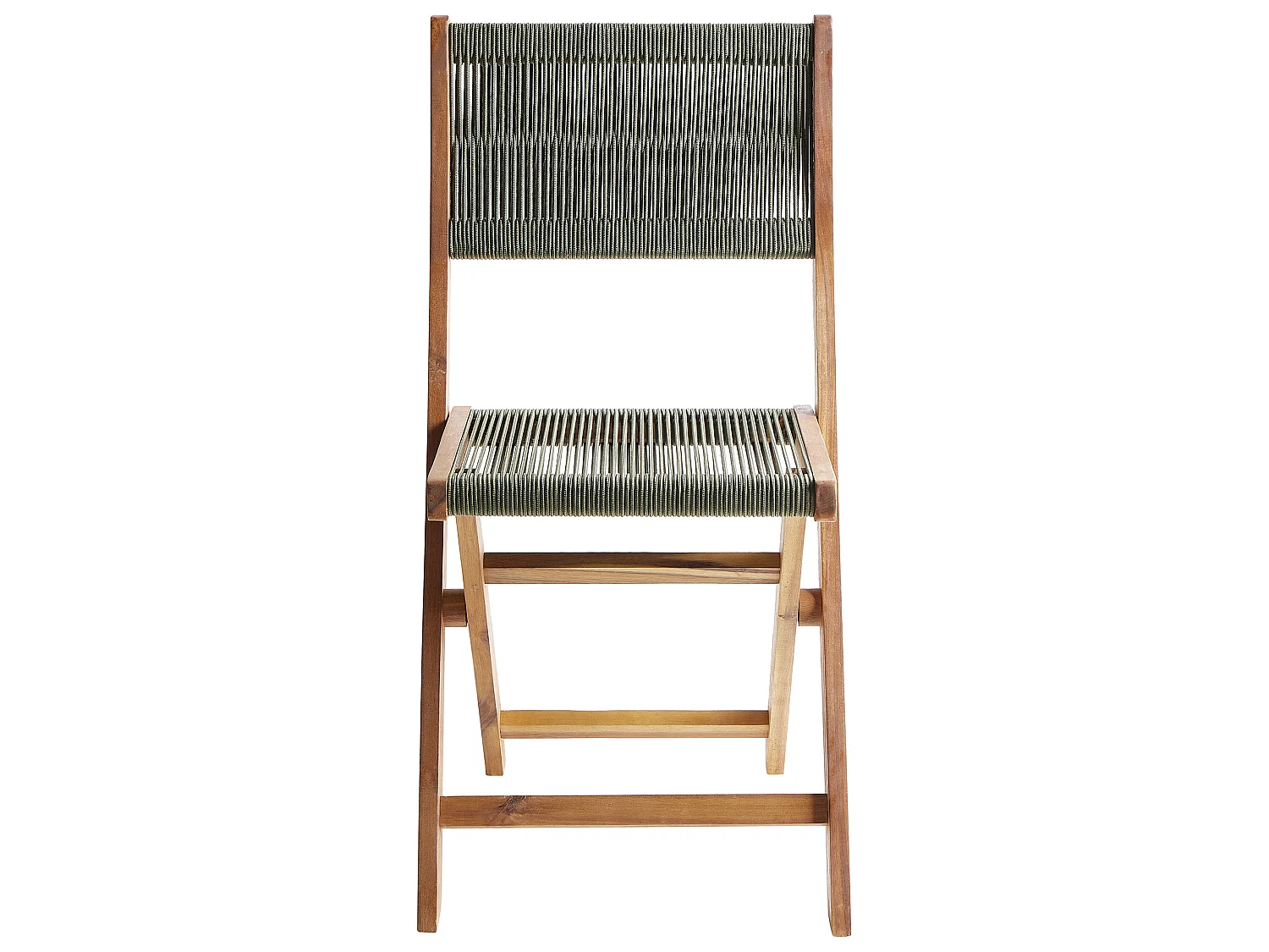 Gartenmöbel Set 4-Sitzer PROSSEDI Akazienholz Grün