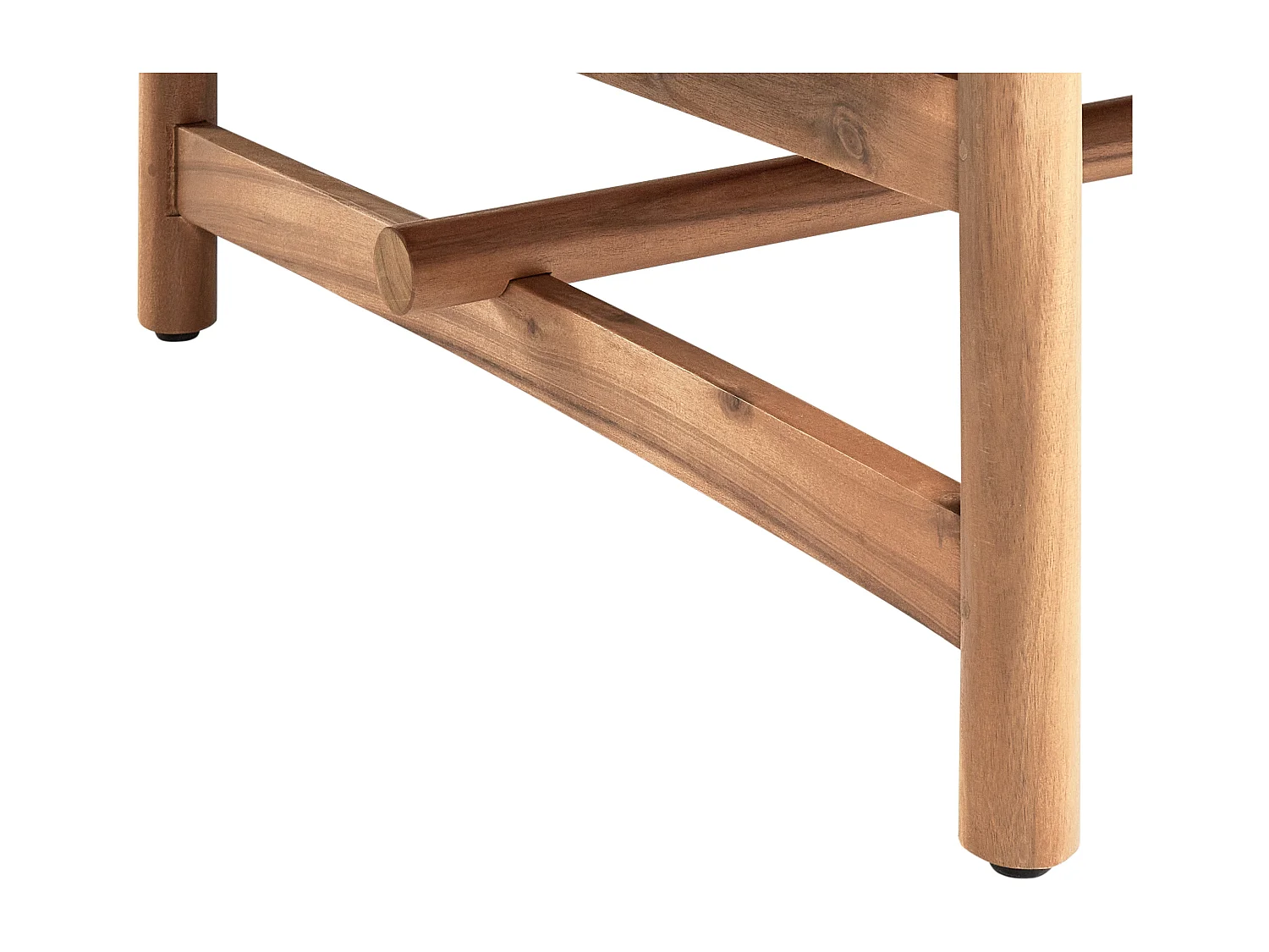 Table basse de jardin GIAVENO 145 cm 79 cm Acacia Marron