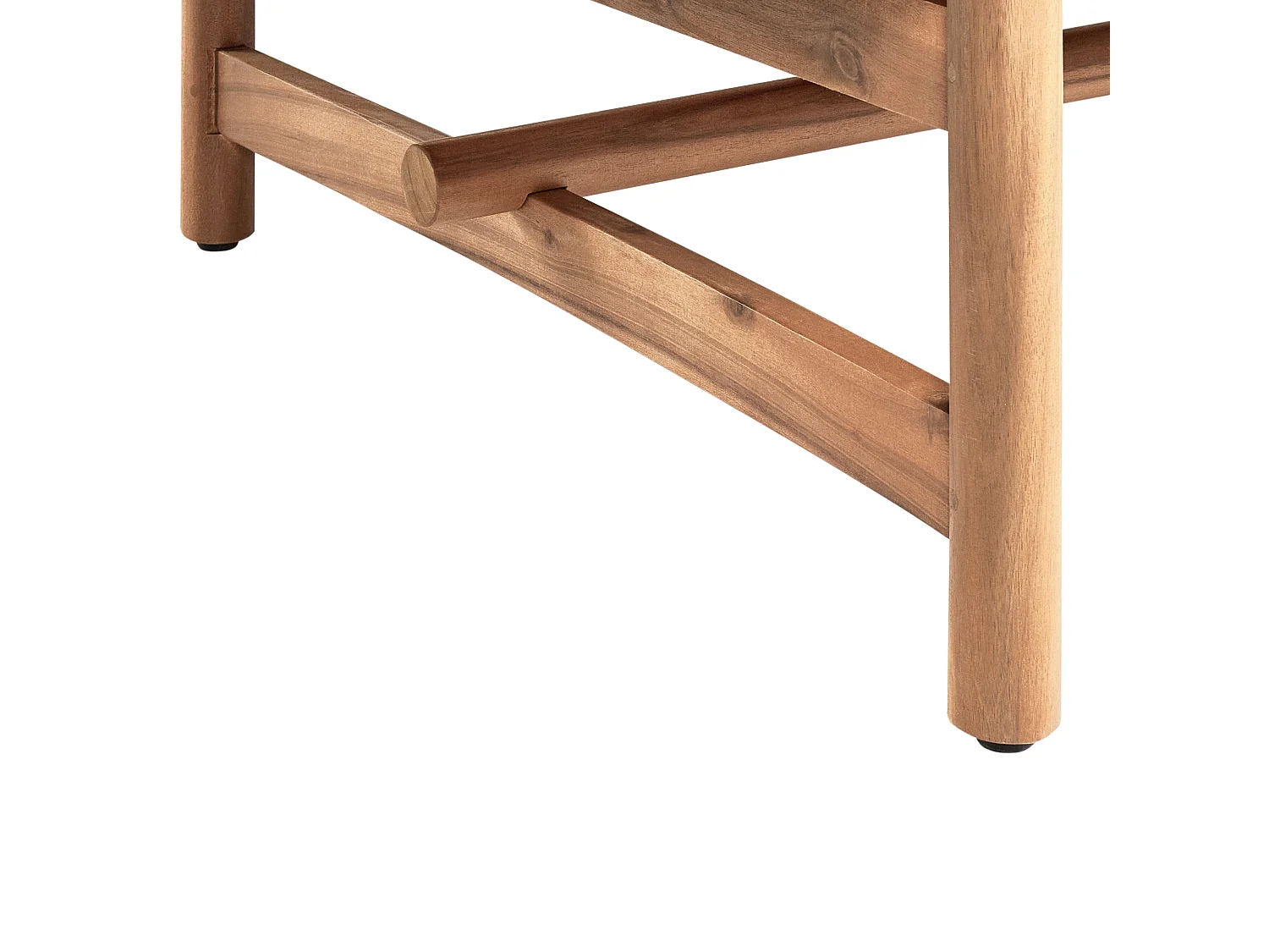 Table basse de jardin GIAVENO 145 cm 79 cm Acacia Marron