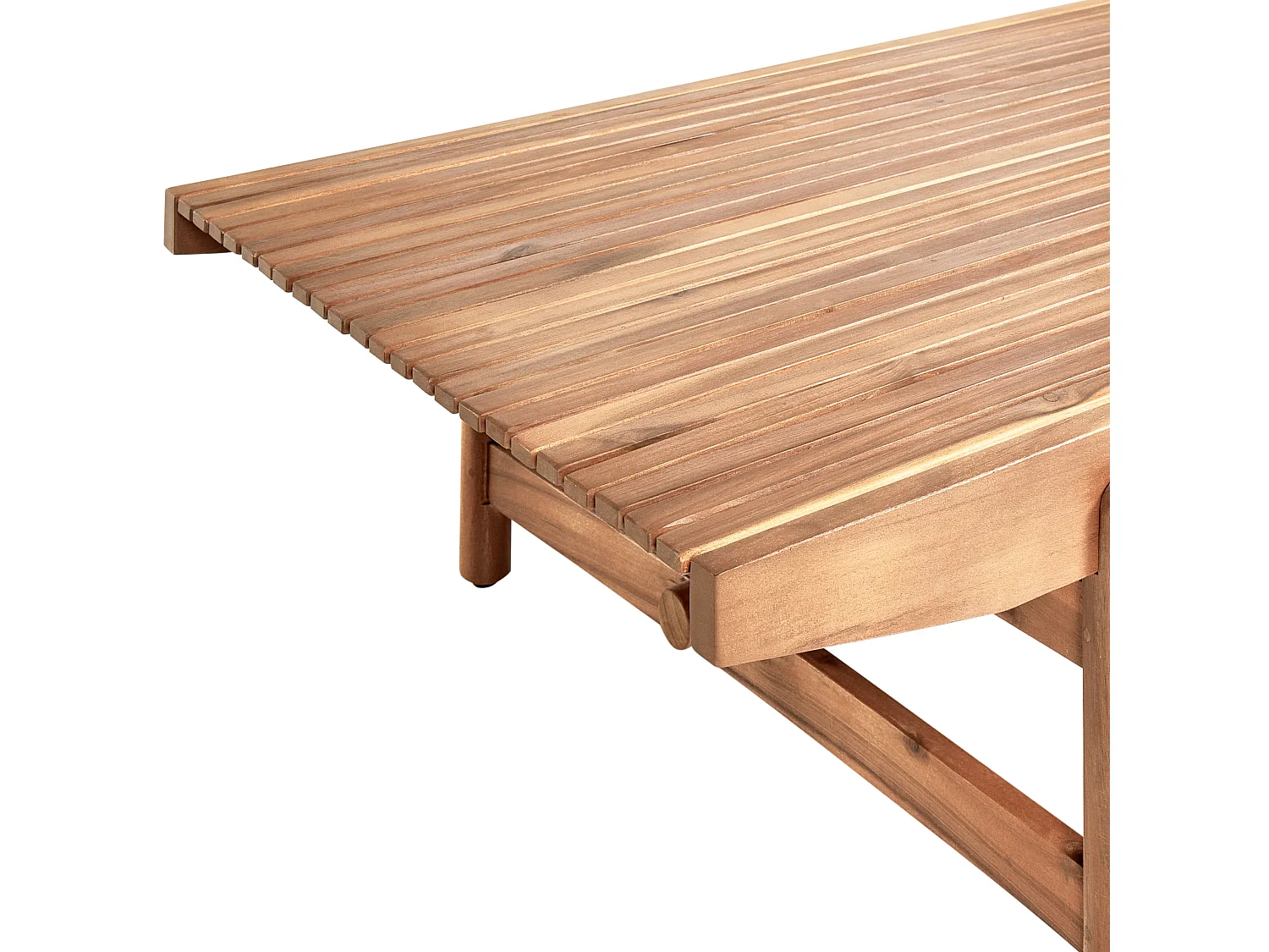 Tuin salontafel GIAVENO 145 cm 79 cm Acaciahout Bruin
