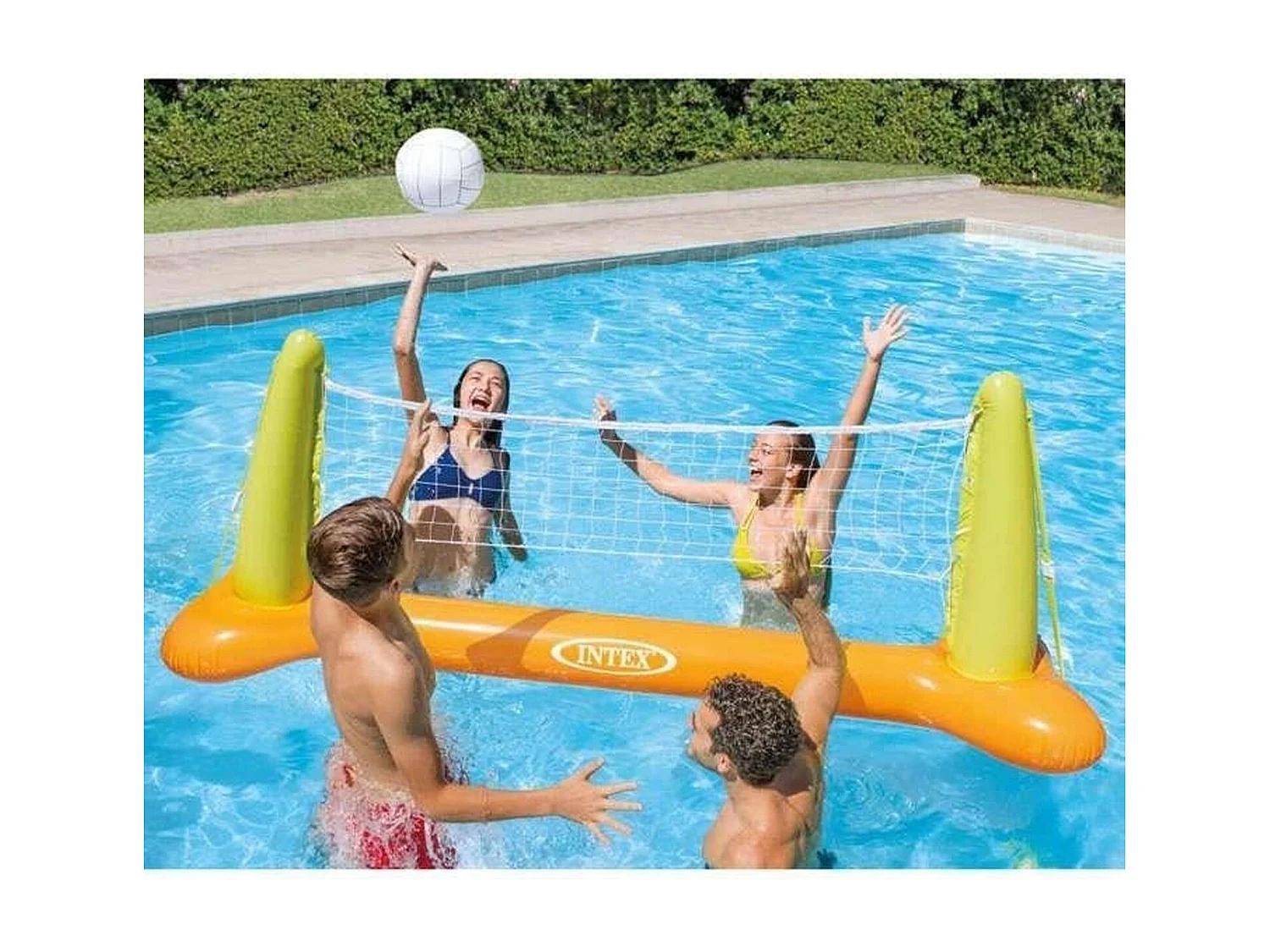 Drijvend volleybalspel voor Intex zwembad met opblaasbaar net en bal - 239 x 64 x 91 cm