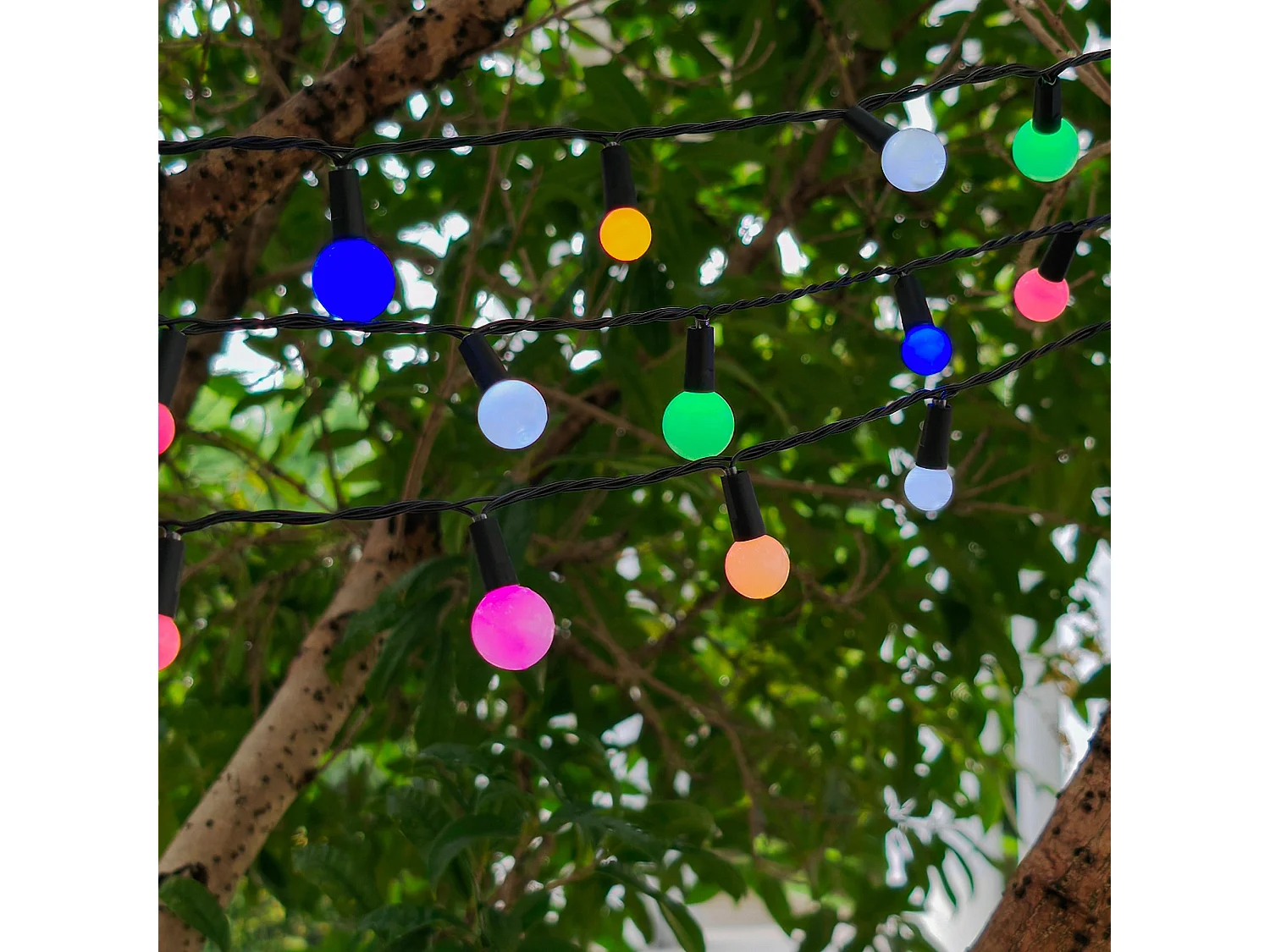 Guirlande Solaire BILLY Multicolore  9,90M