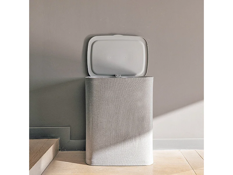 Panier à linge SVEN Gris Tissu 50L