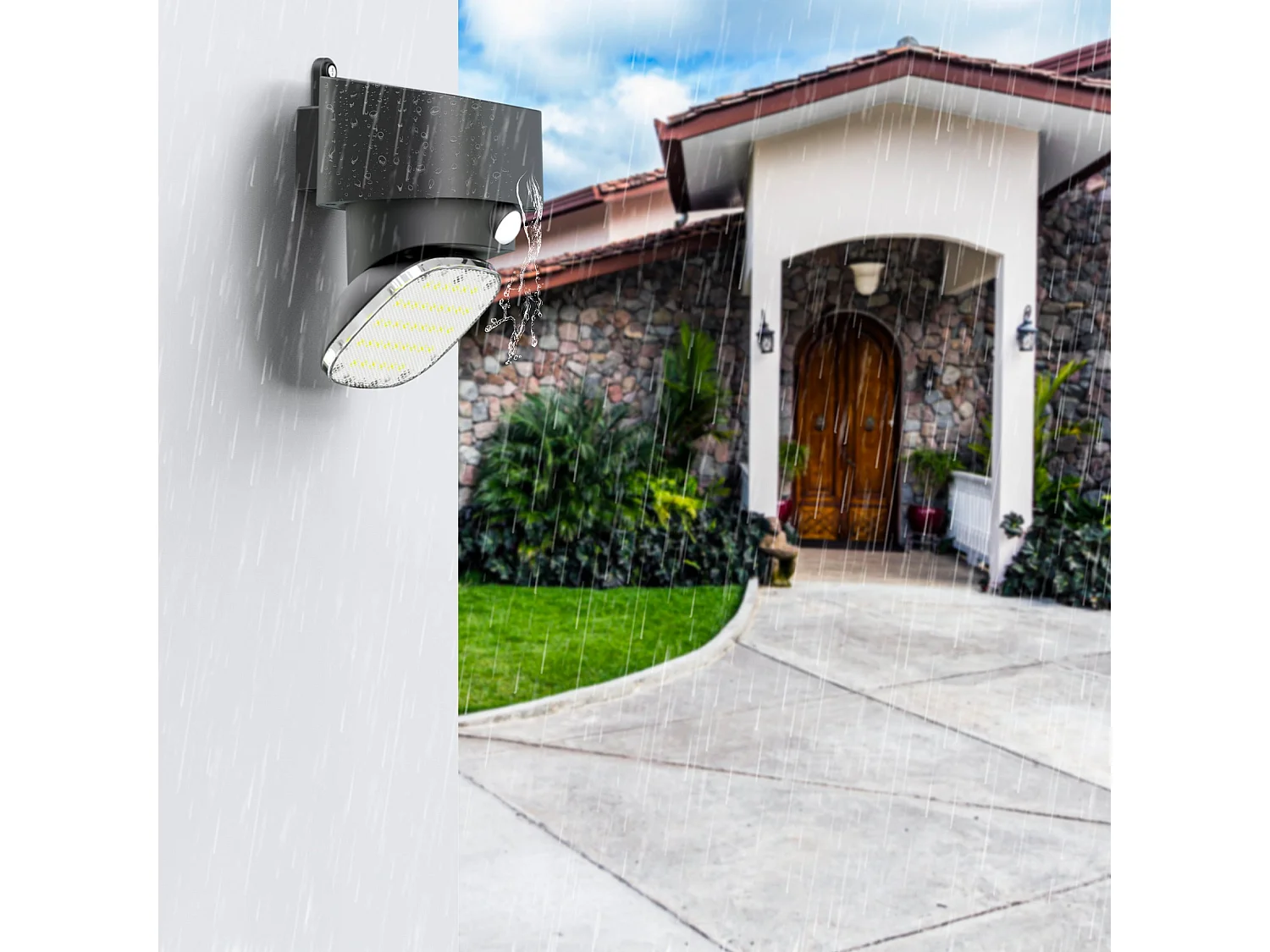 Applique murale solaire BRILOCK H15cm