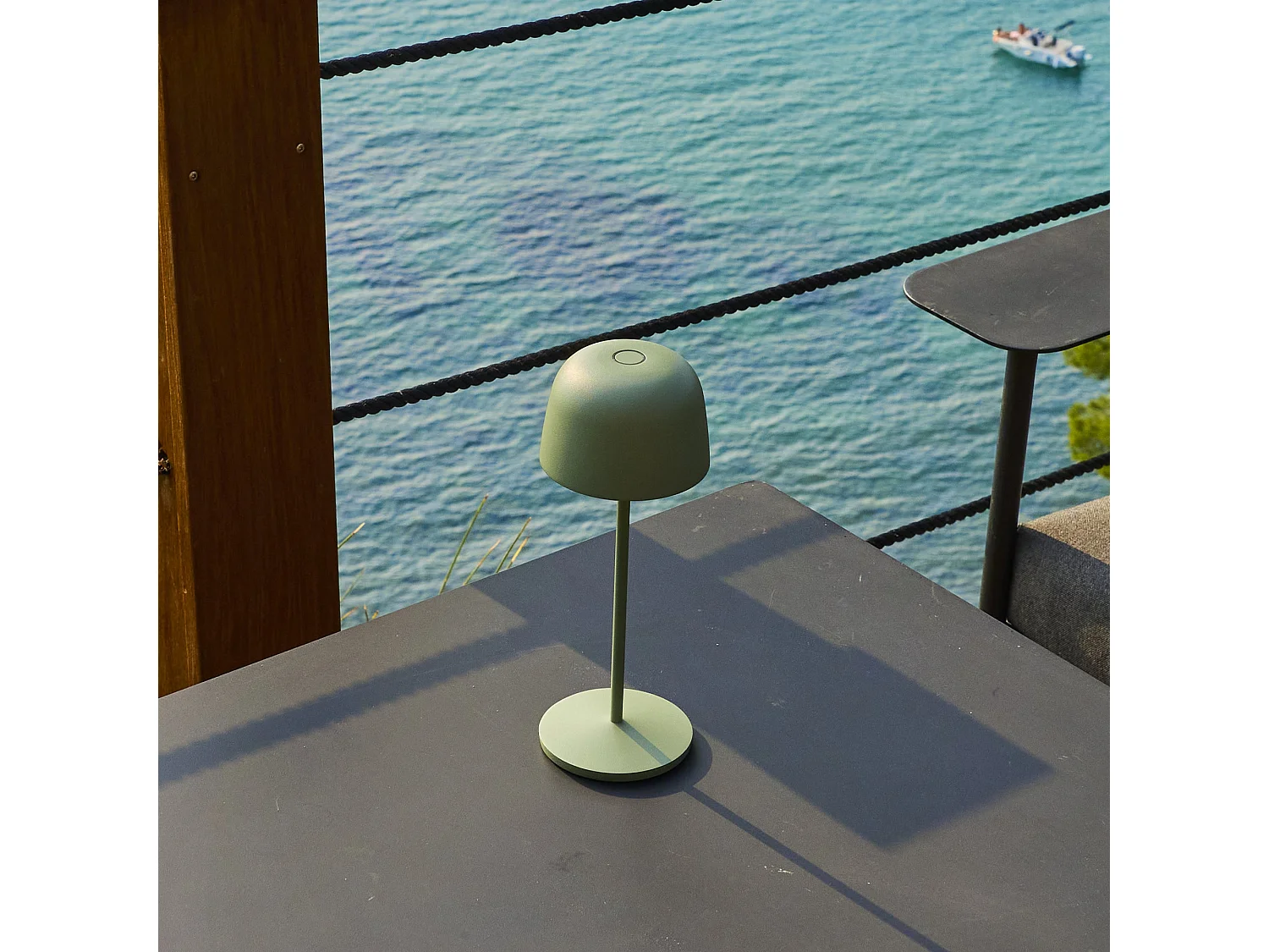 Lampe de table sans fil SOPHIA Vert H28cm