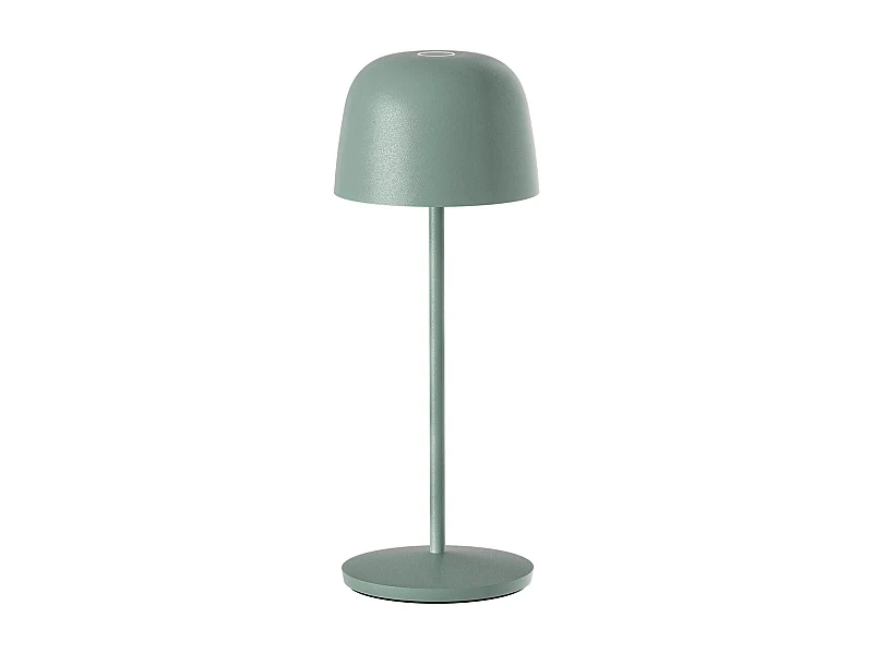 Lampe de table sans fil SOPHIA Vert olive Aluminium H28cm