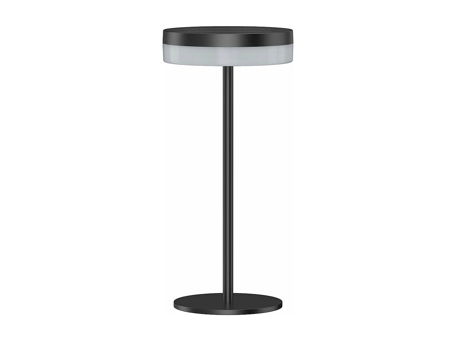 Lampe de table solaire VIVIA Noir Aluminium