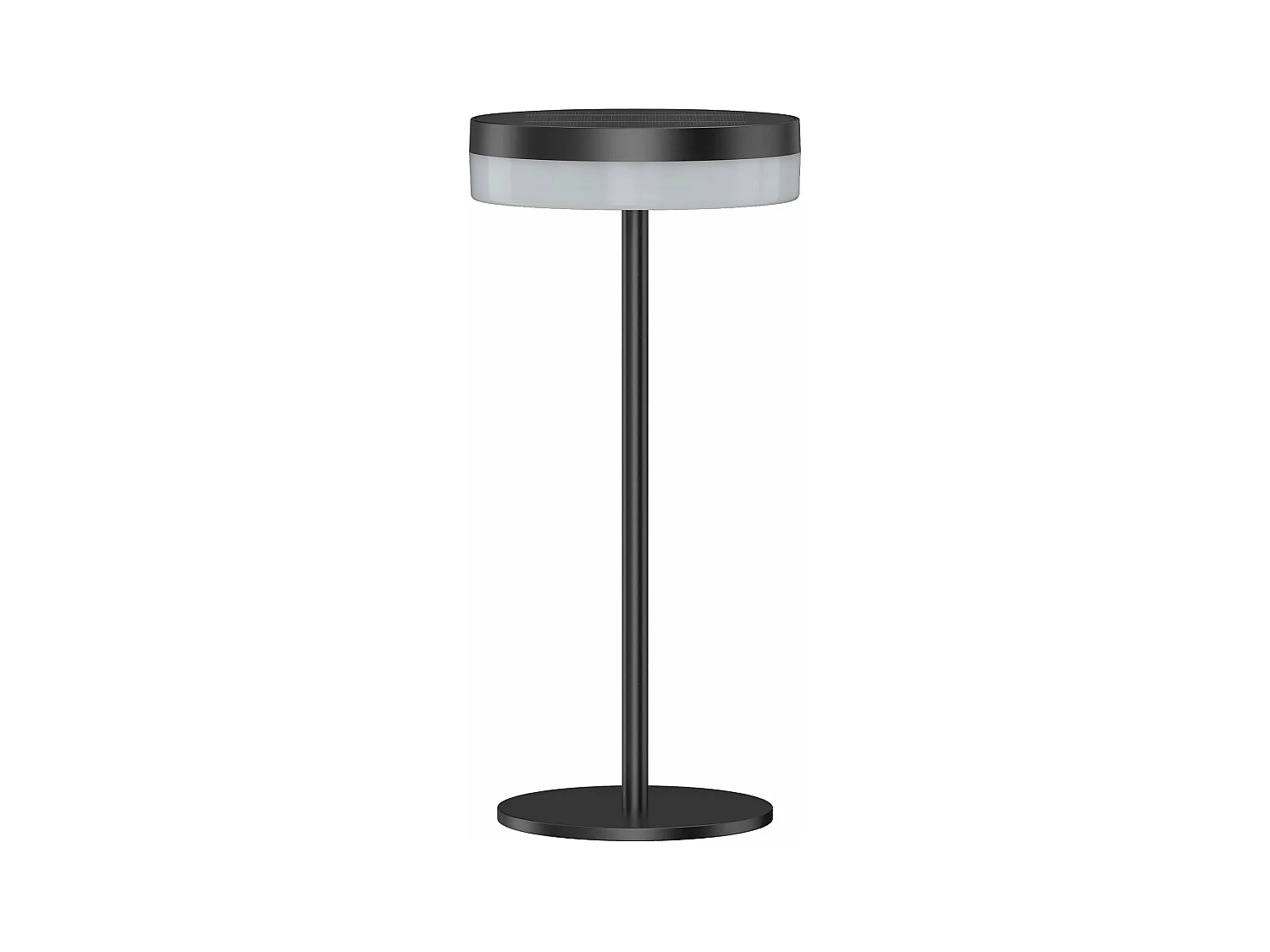 Lampe de table solaire VIVIA Noir Aluminium