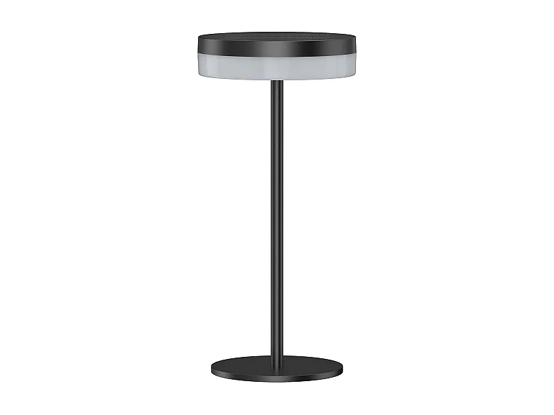 Lampe de table solaire VIVIA Noir Aluminium H27cm