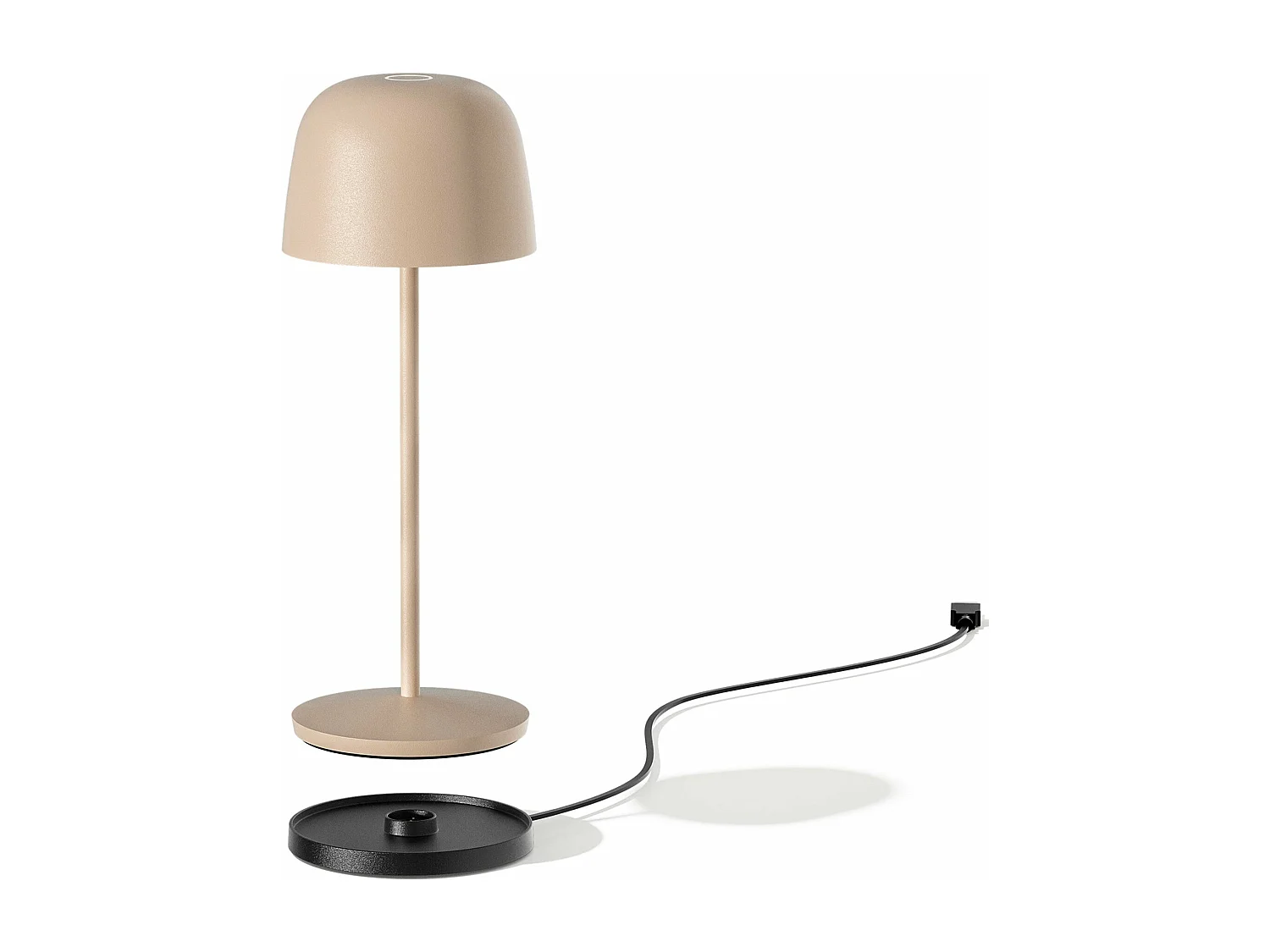 Lampe de table sans fil SOPHIA Crème Aluminium