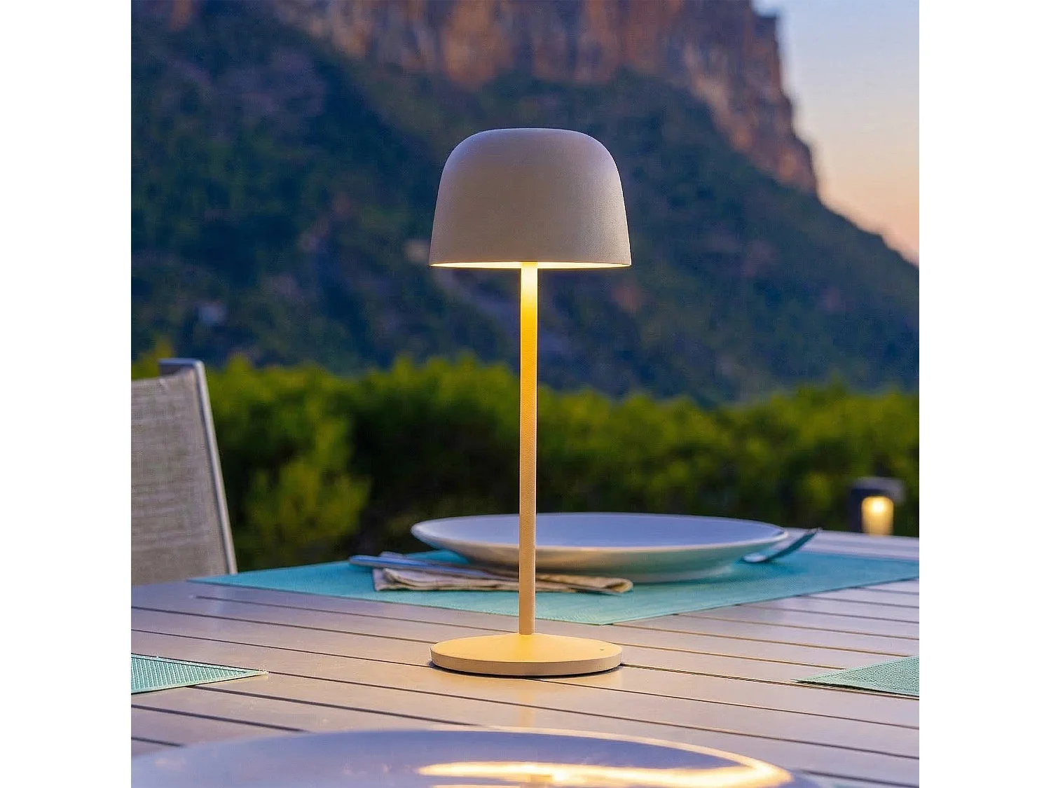 Lampe de table sans fil SOPHIA Sable H28cm