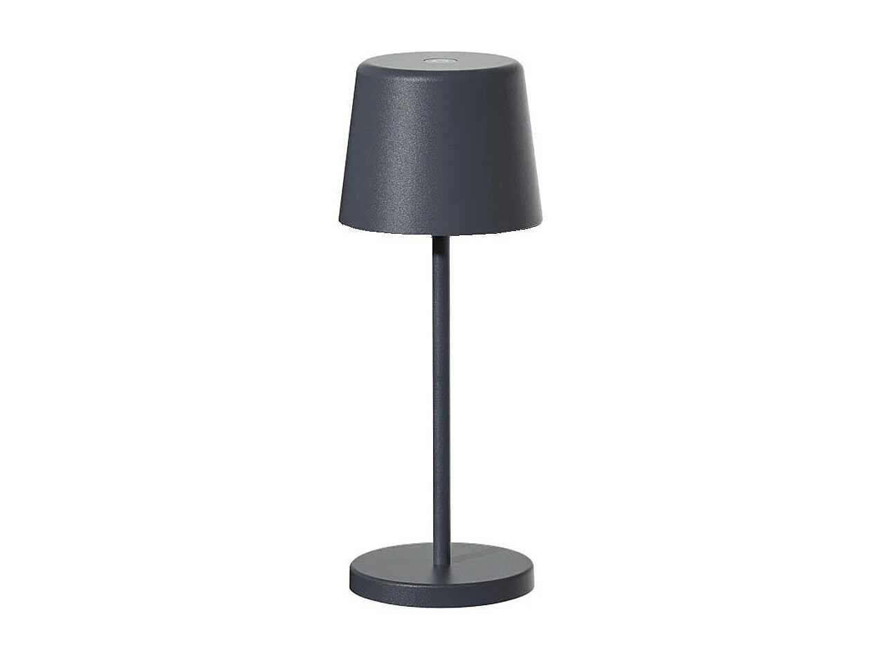 6 Lampes de table MINI KELLY Gris H22cm + base de chargement