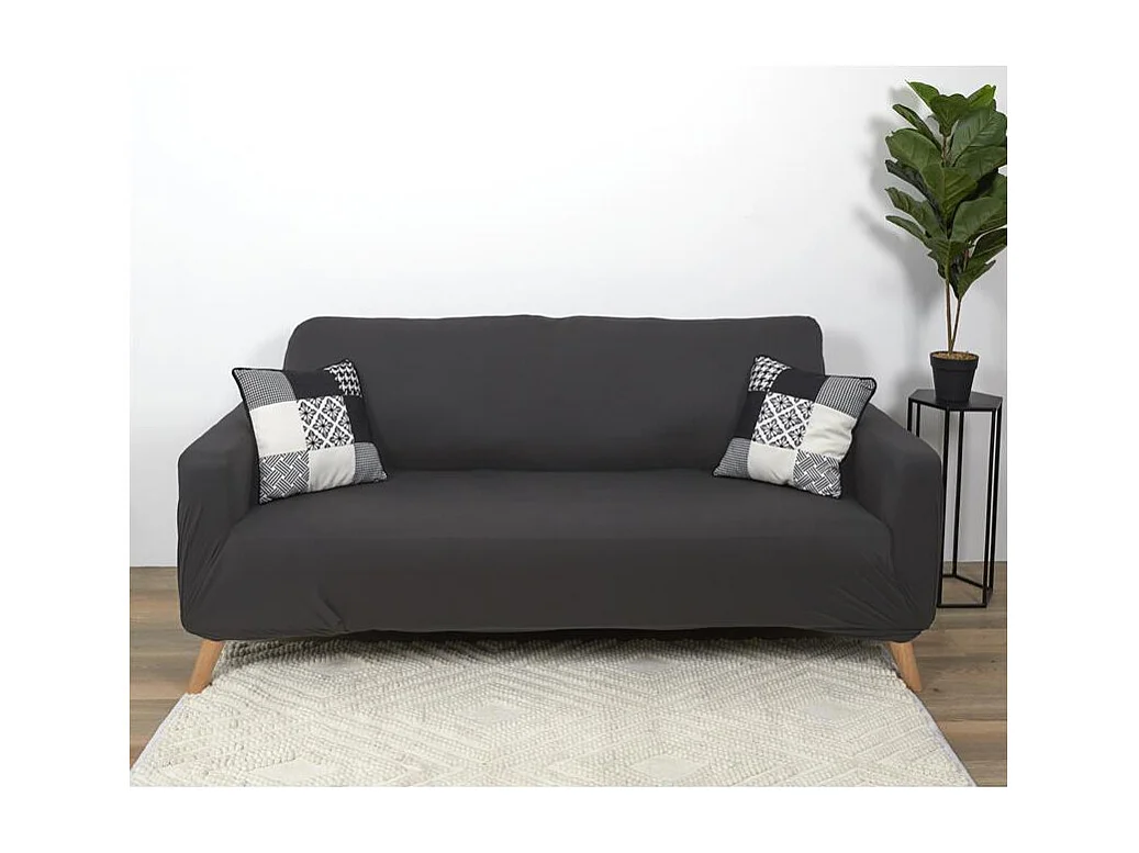 Housse Extensible Canape Trois Places Gris