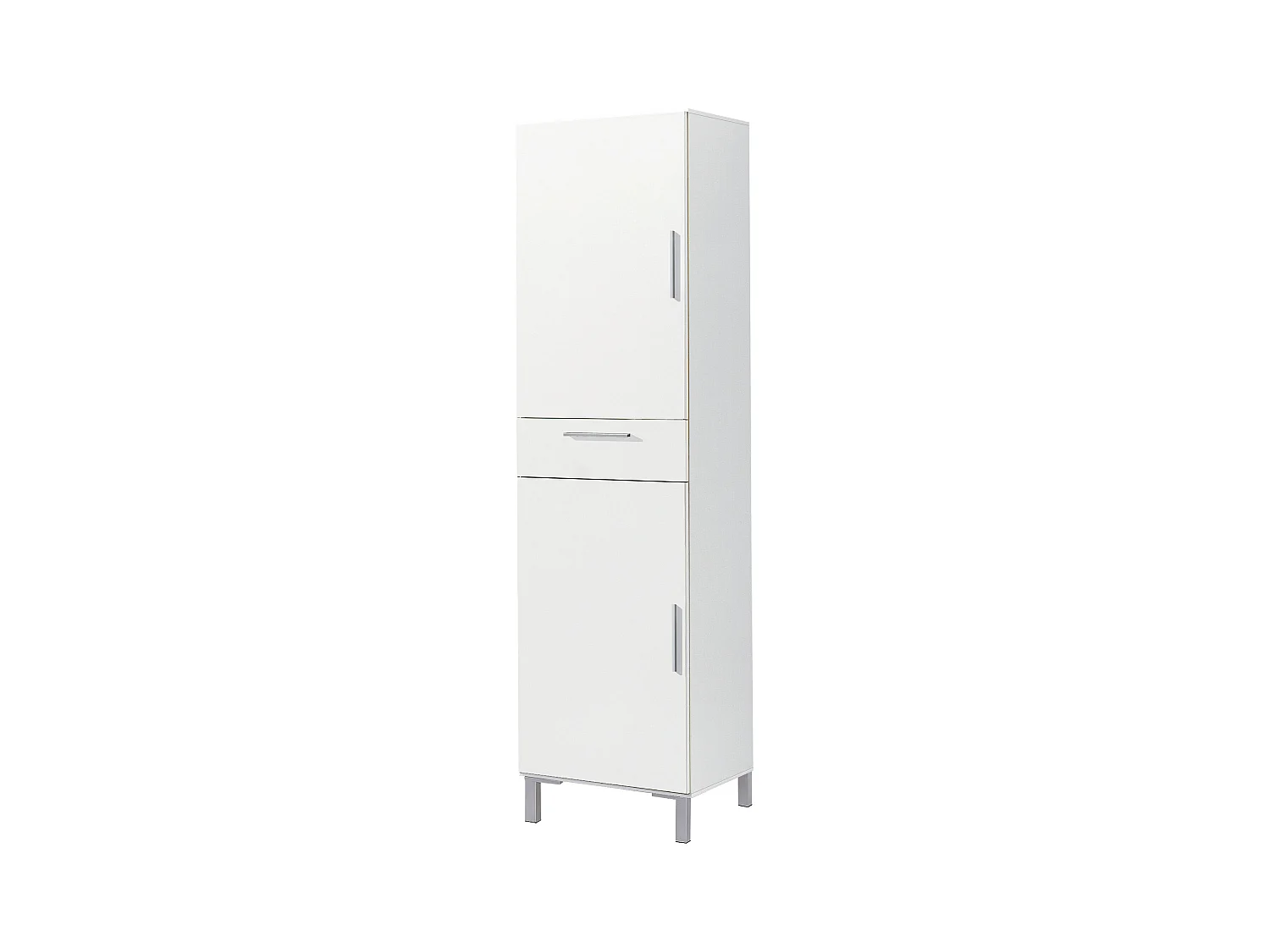 Armoire Maison 2 Portes 1 Tiroir - 188X41X35 Blanc
