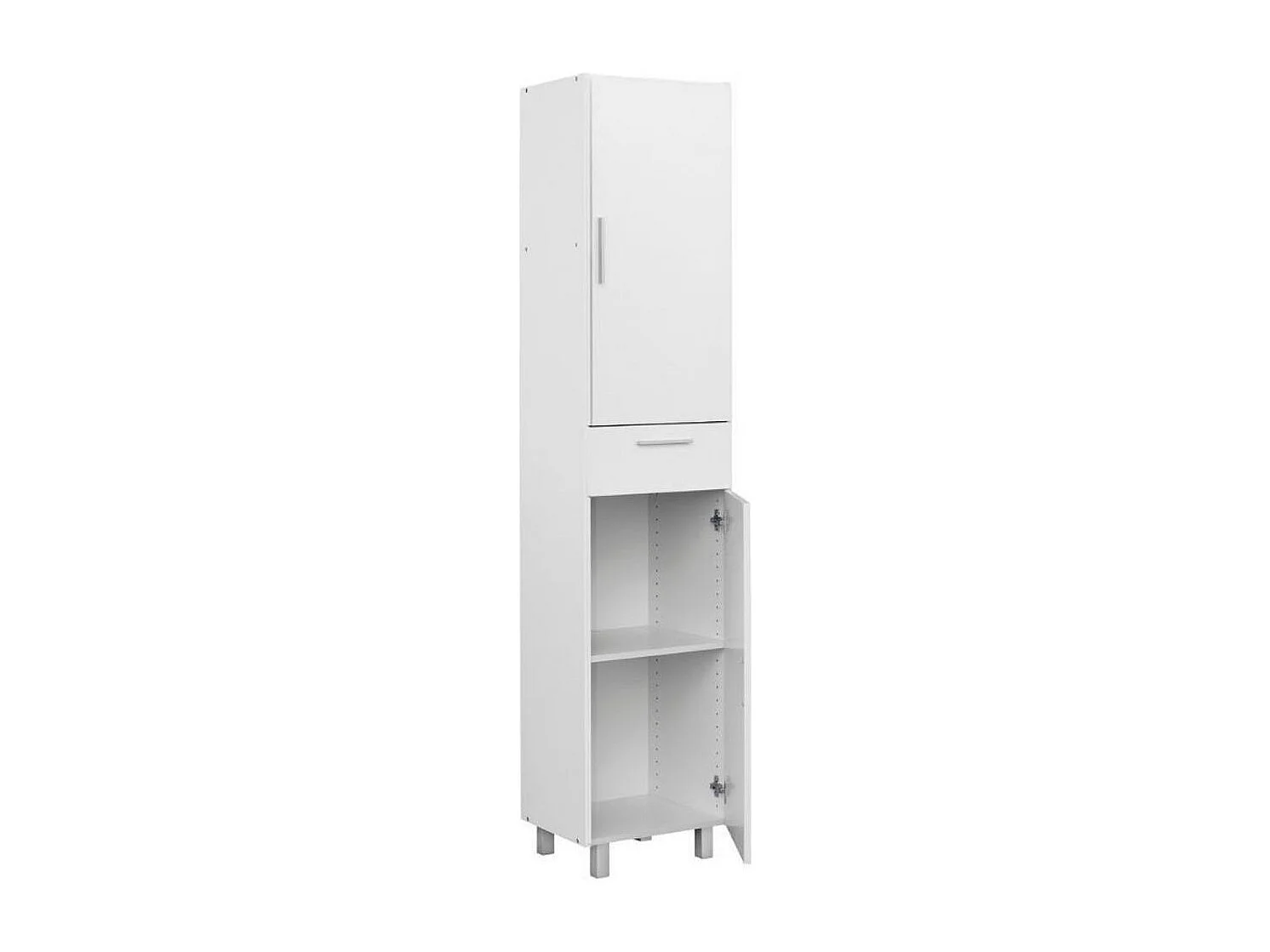 Armario Hogar 2 Puertas1 Cajón - 188X41X35 Blanco
