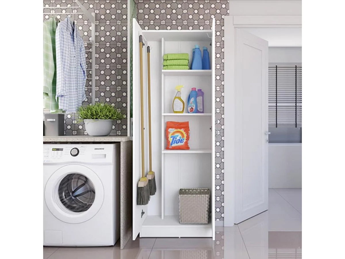 Armario Hogar 2 Puertas - 170X61X32 Blanco