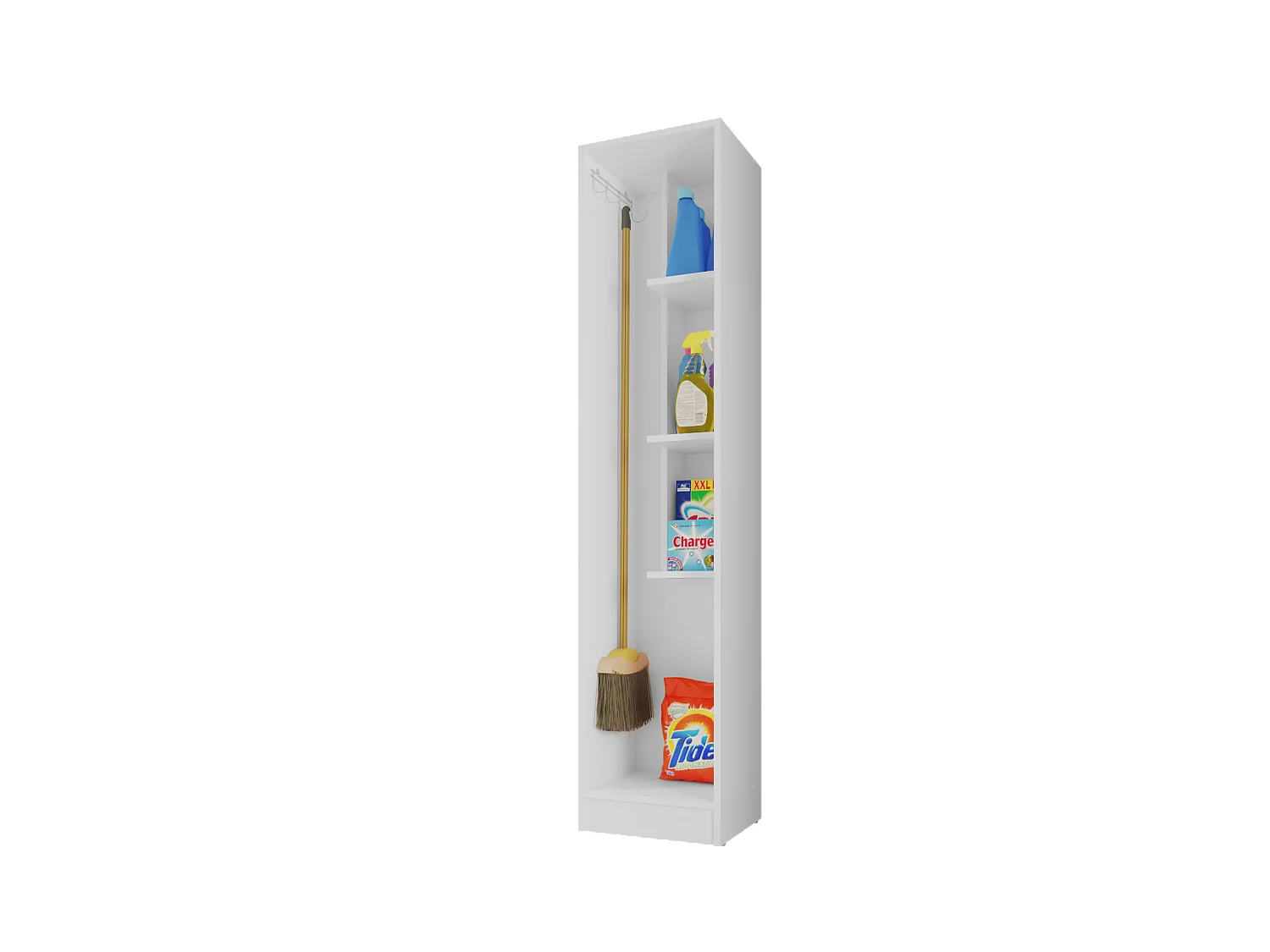 Armoire Home 1 Porte - 170X35X32 Blanc
