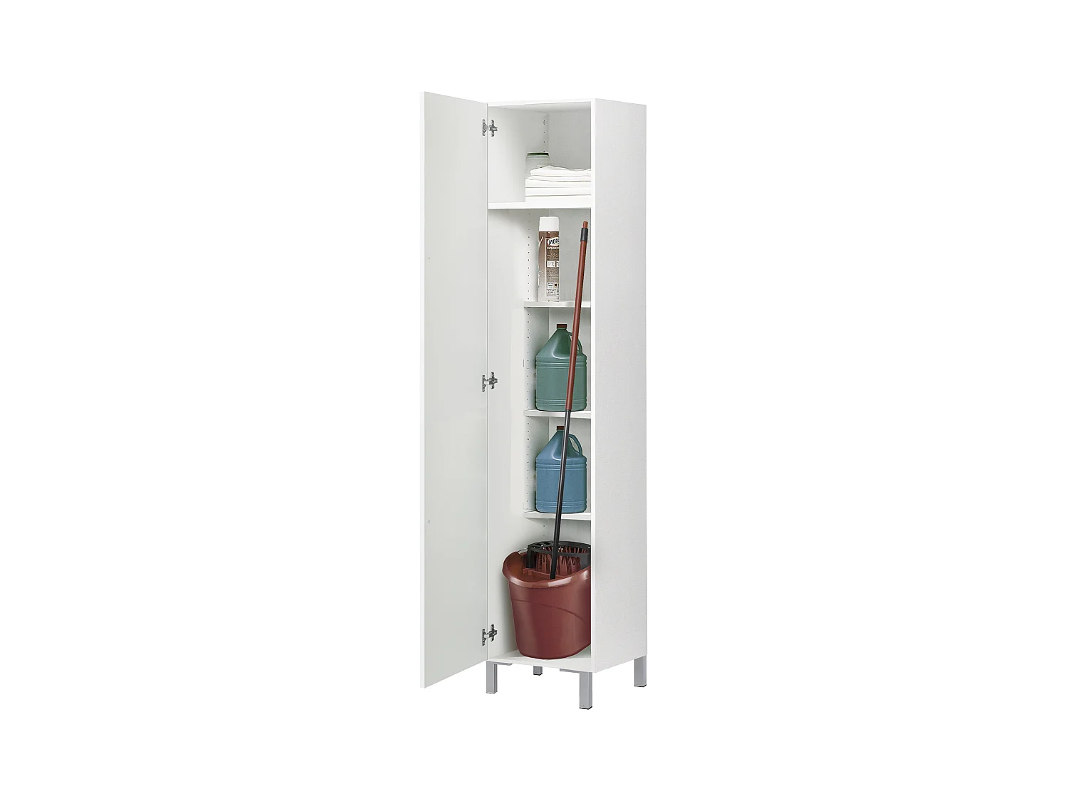 Armoire Home 1 Porte - 188X41X35 Blanc