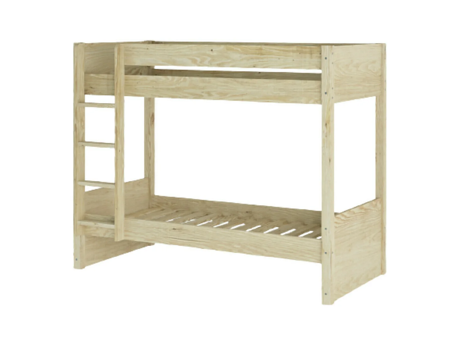 Lit superposé 80x200 cm bois massif bois naturel LUCIA