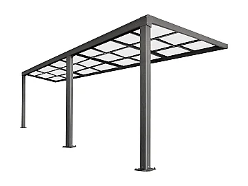 Lean-to pergola