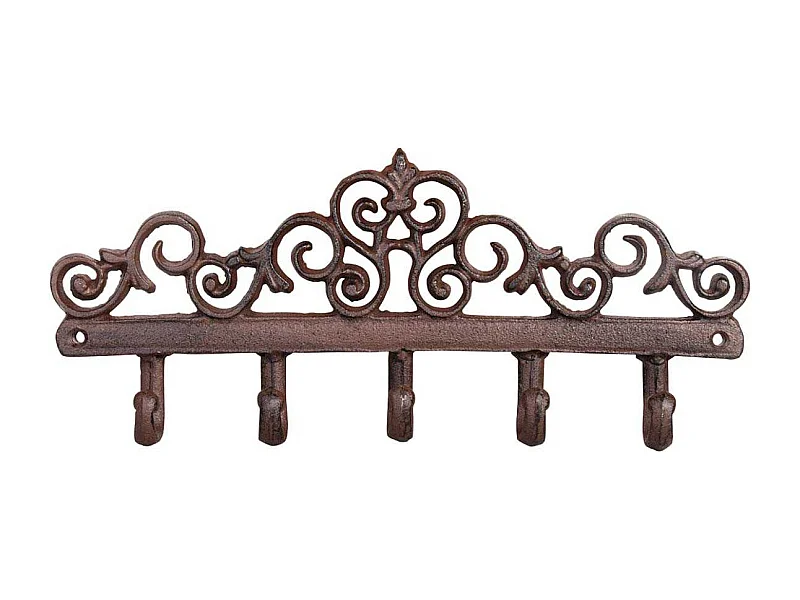 Patère 5 crochets en fonte