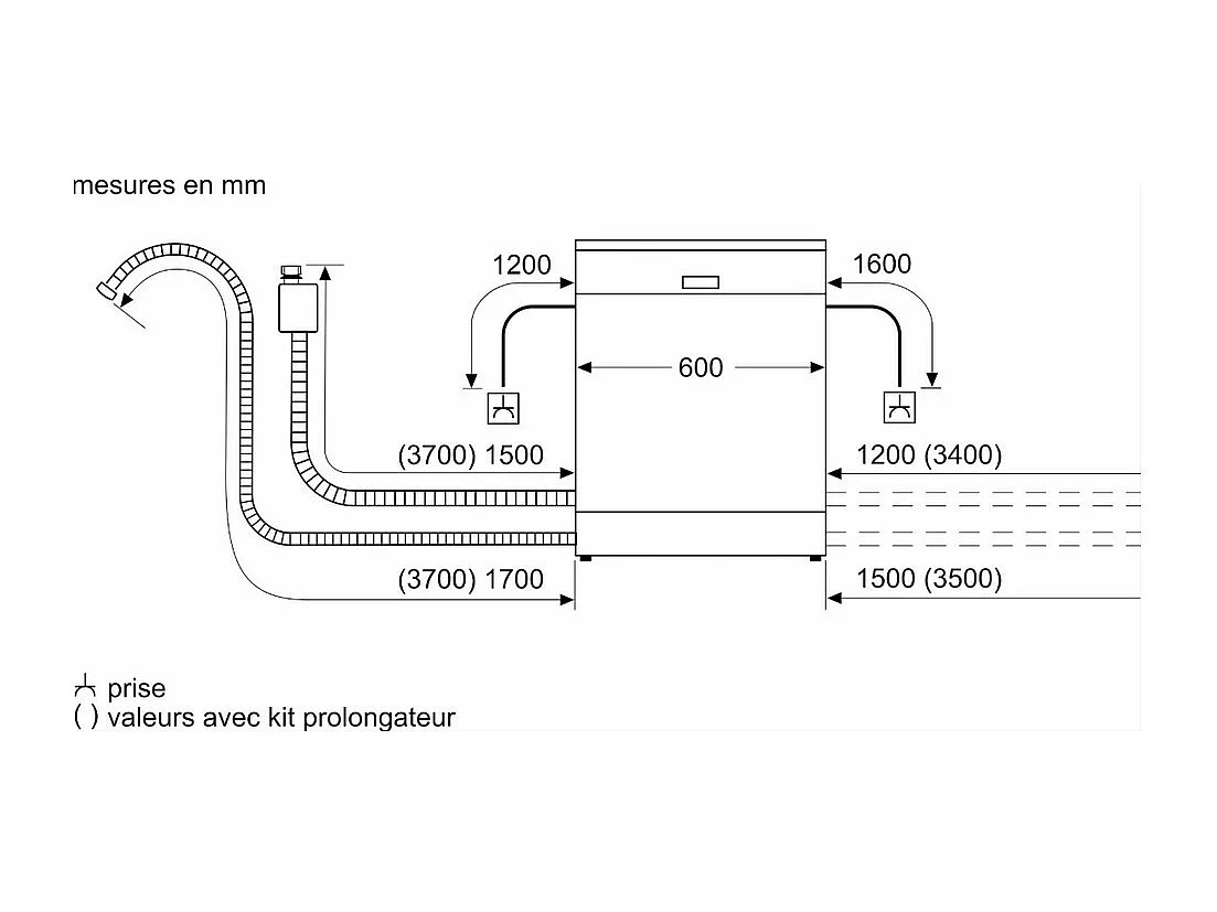 Siemens Lave-vaisselle 13 couverts 42 db gris - SN23HI02KE