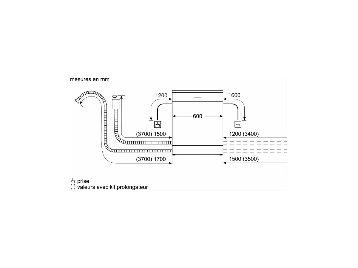 Siemens Lave-vaisselle 13 couverts 42 db gris - SN23HI02KE
