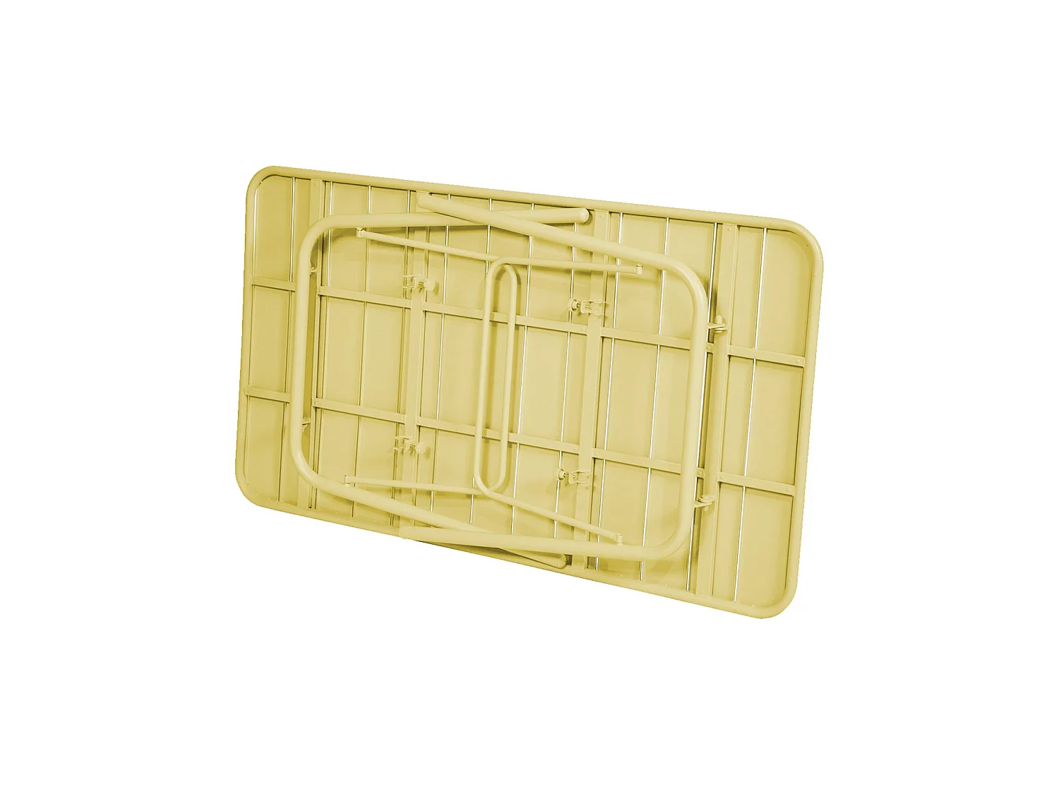 Set tavolo da giardino bistrot pieghevole in metallo con 6 sedie,