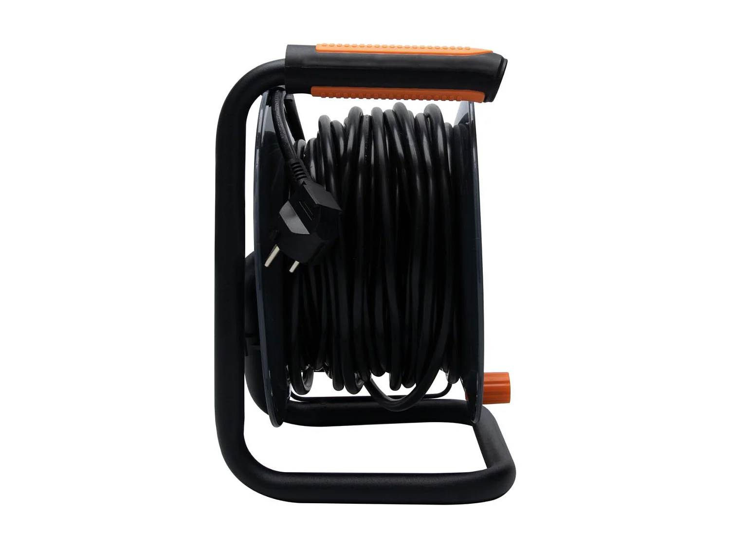 Enrolador Bricolage 4 Tomadas 16A 3G1,5mm² 25m - Zenitech Laranja