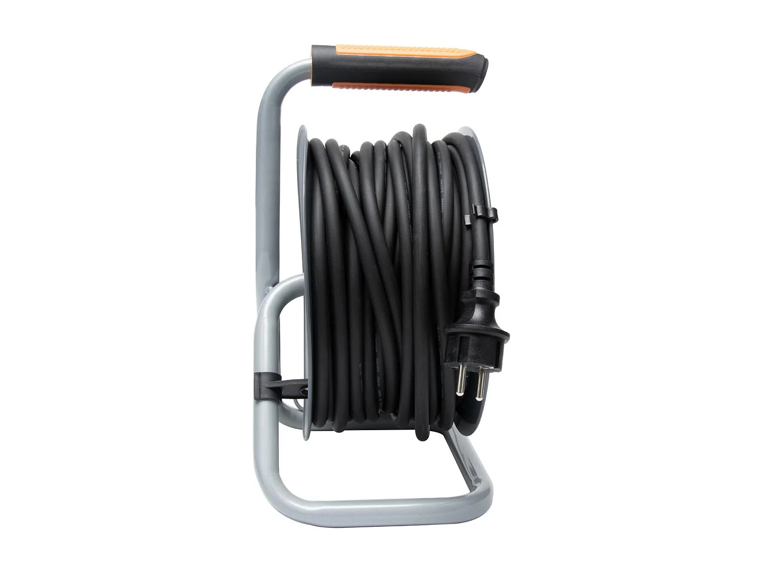 Enrouleur de chantier IP44 4 prises 16A 3G1,5mm² 25m - orange - Zenitech