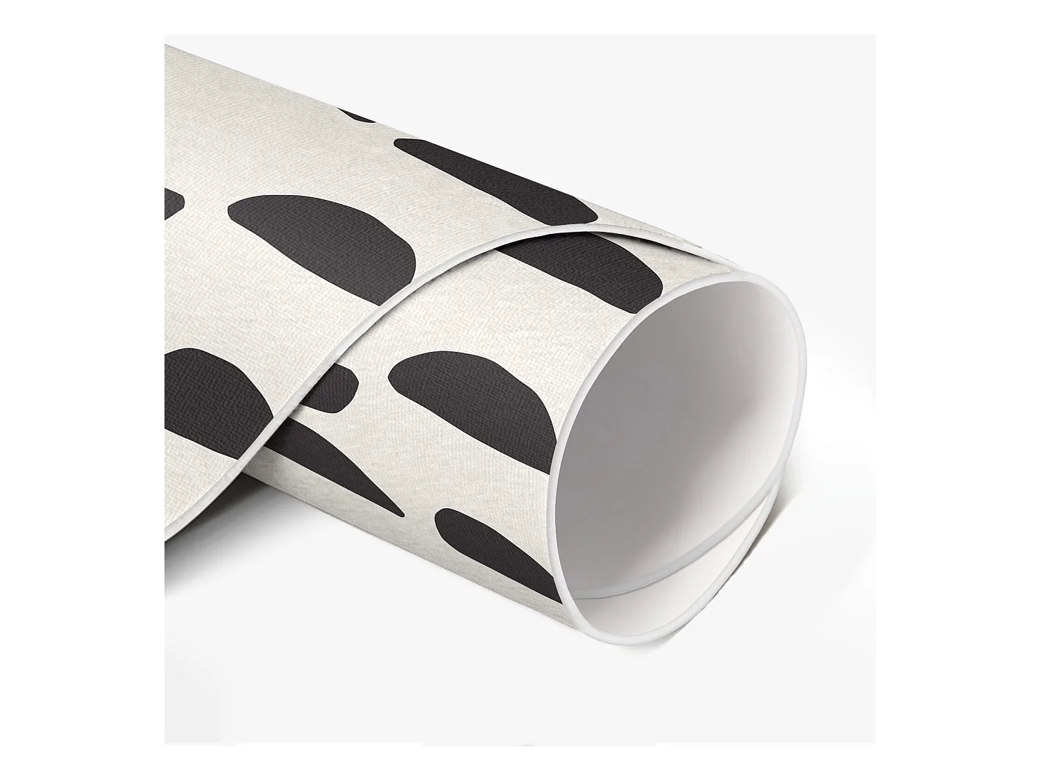 Vinyl-Teppich für Zuhause, Innenteppich, unregelmäßiges Halbmond-Boho-Muster, 100 cm