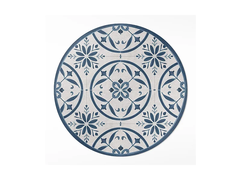 Vinylteppich für Zuhause, Innenteppich, dekorative Fliesen, Steinbodenmuster, Vintage, 110 cm