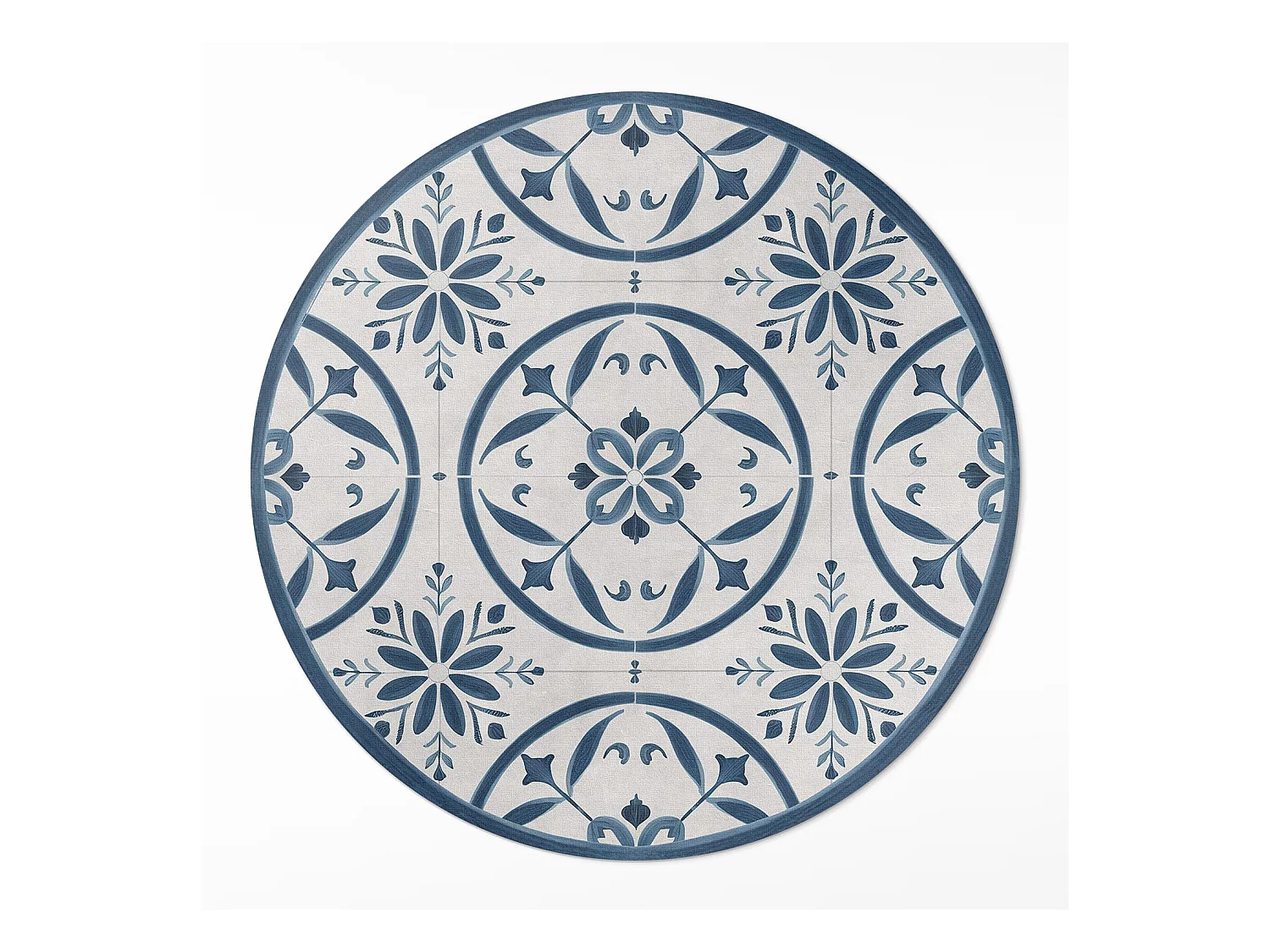 Tapis vinyle pour la maison, Moquette d'intérieur Carreaux de pierre décoratifs avec motif de sol vintage 110 cm