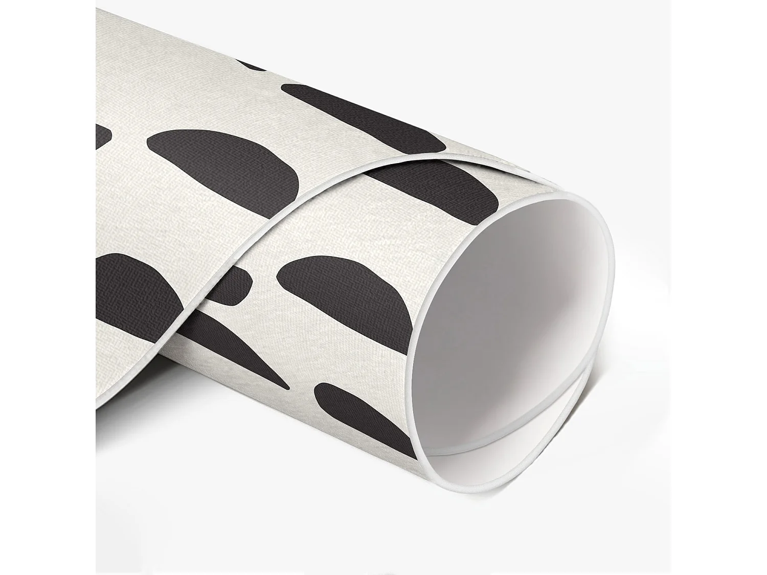 Vinyl-Teppich für Zuhause, Innenteppich, unregelmäßiges Halbmond-Boho-Muster, 140 cm