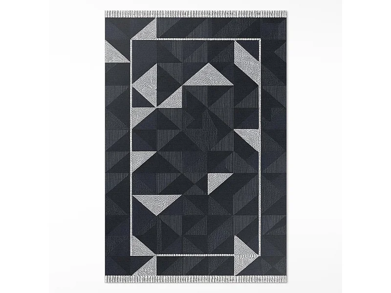 Tapis vinyle pour la maison, Moquette d'intérieur Mosaïque géométrique - 80x120 cm