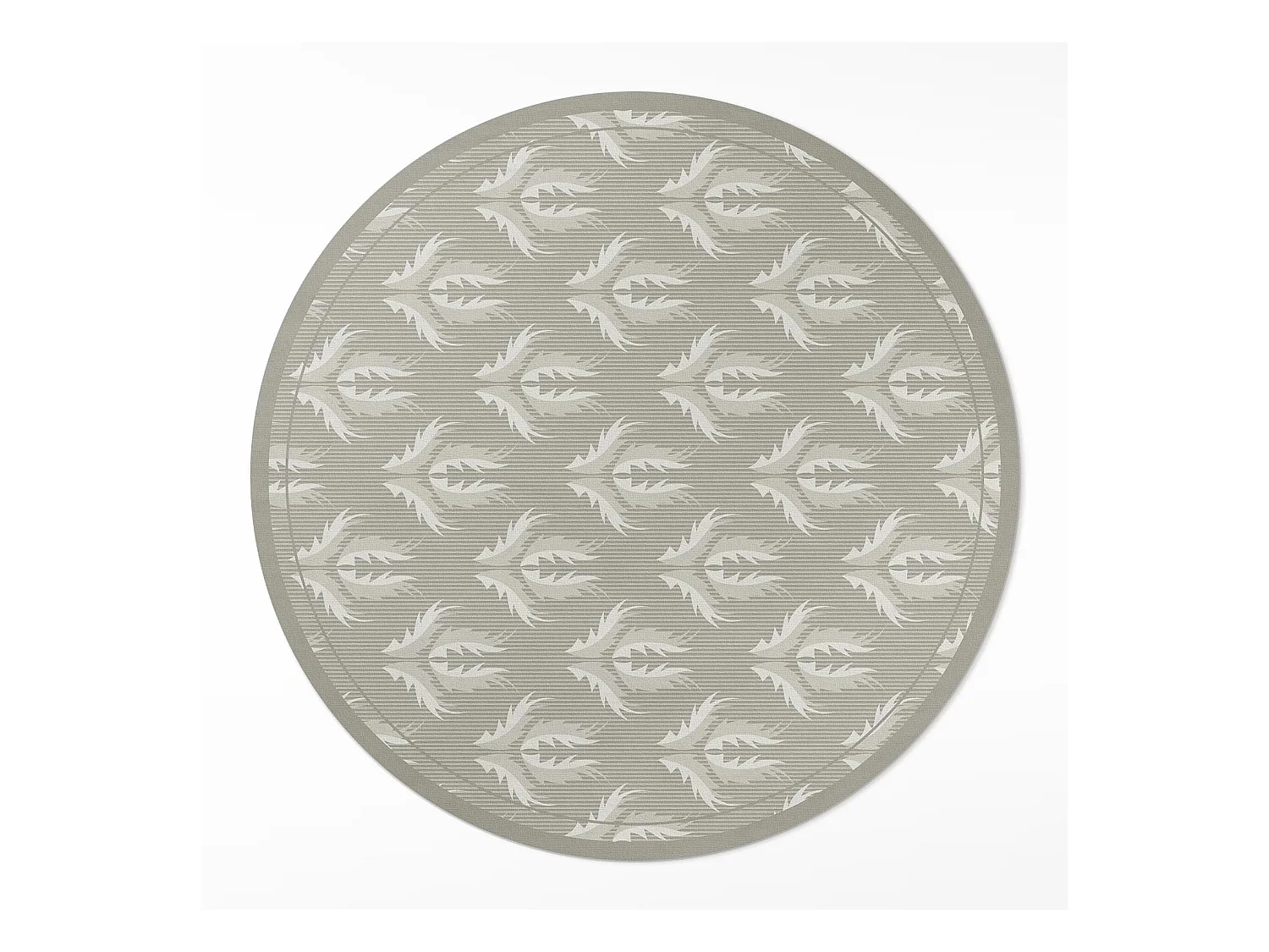 Tapis vinyle pour la maison, Moquette d'intérieur Modèle régulier d’ornements végétaux 90 cm