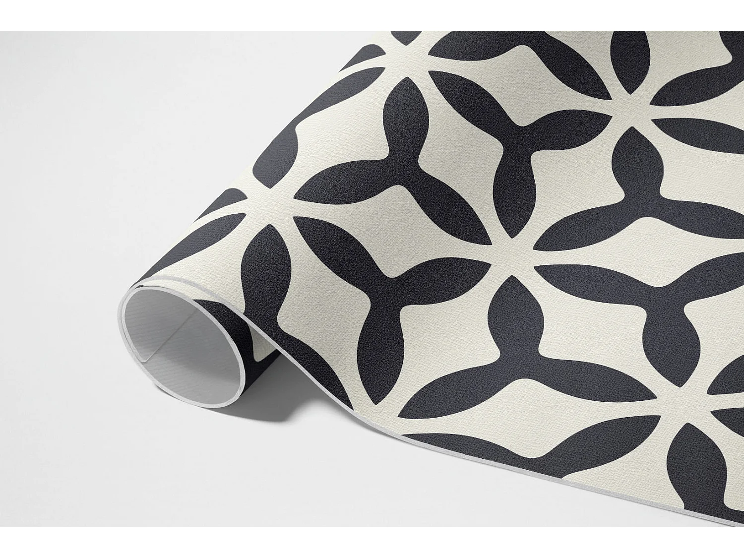 Tapis vinyle pour la maison, Moquette d'intérieur Motif géométrique moderne - 80x120 cm