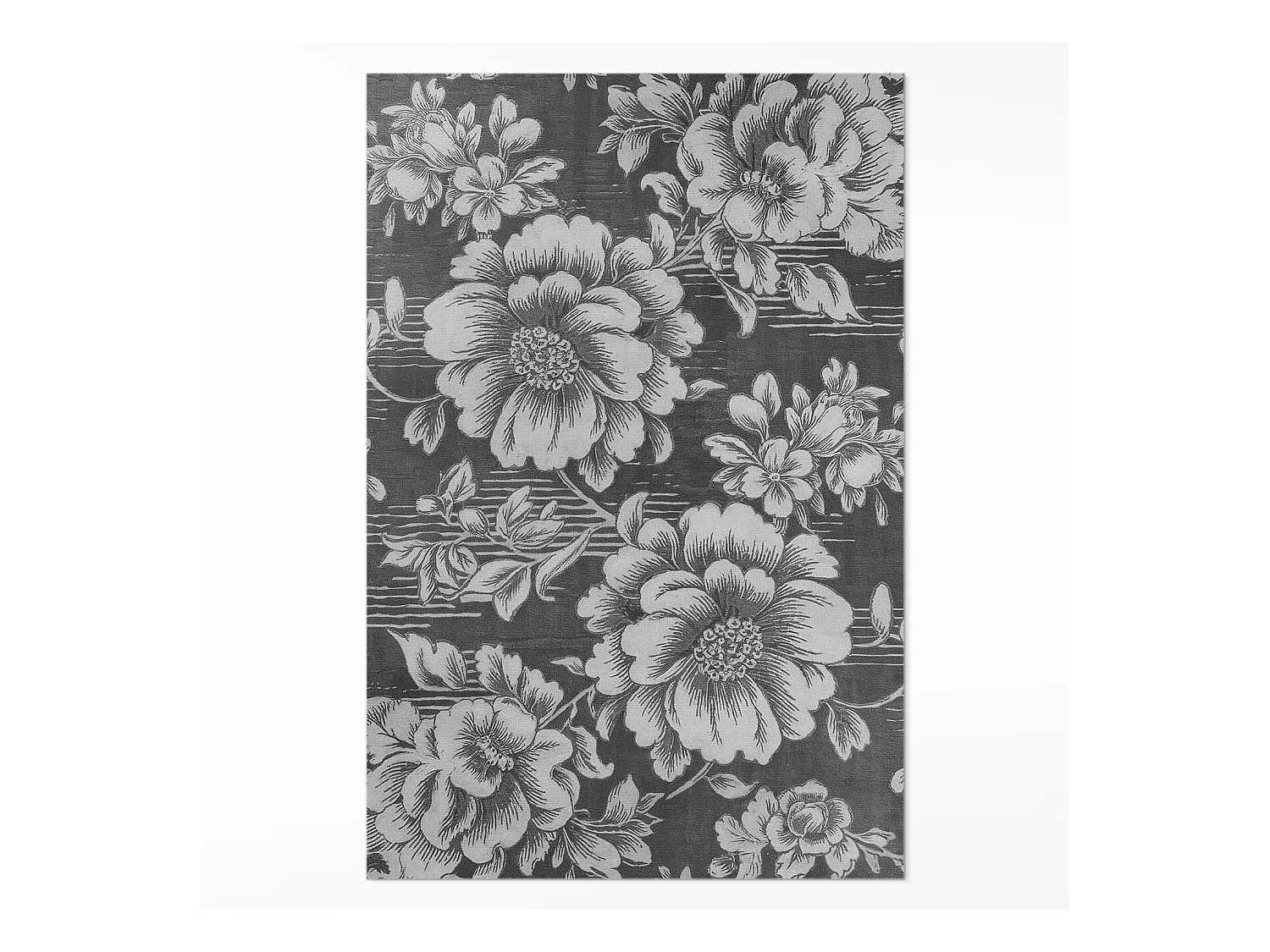 Tapis vinyle pour la maison, Moquette d'intérieur De subtils accents floraux - 100x150 cm