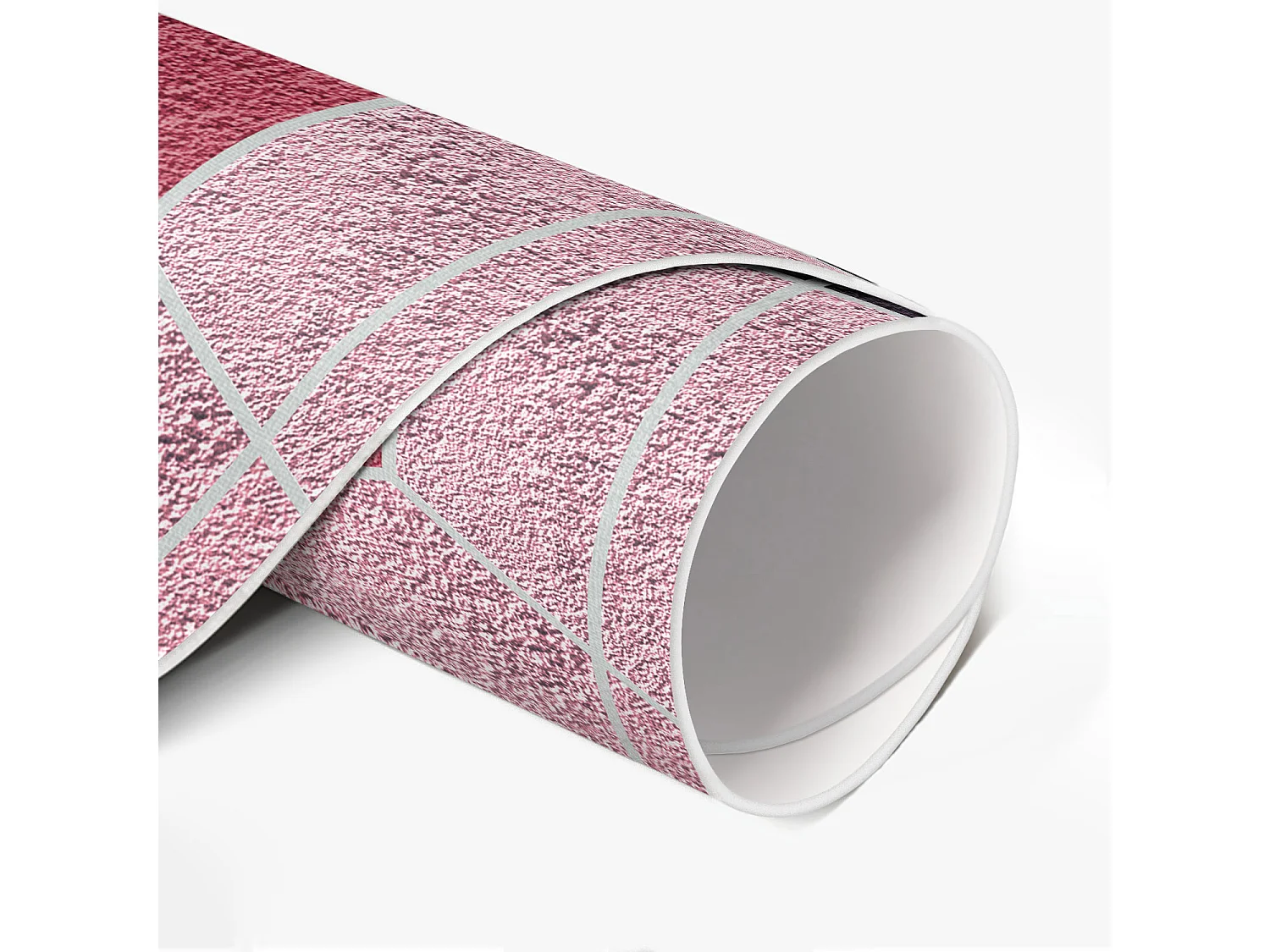 Vinyl-Teppich für Zuhause, Innenteppich, Plüsch-Sechsecke, regelmäßiges geometrisches Muster, 80 cm