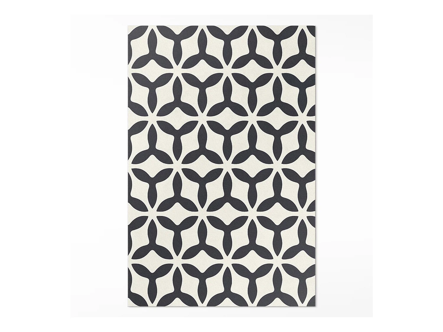 Tapis vinyle pour la maison, Moquette d'intérieur Motif géométrique moderne - 100x150 cm